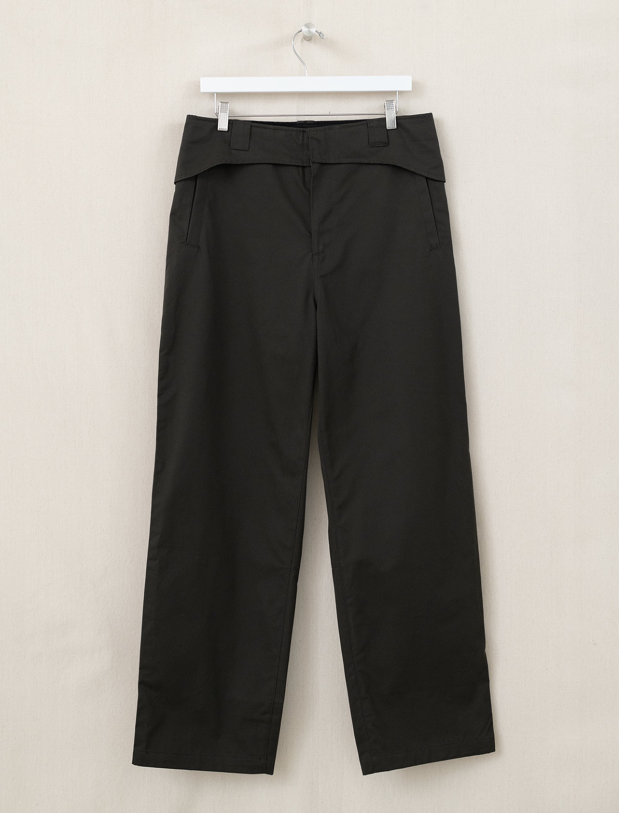 Folded Belt Pants (Soil Brown)