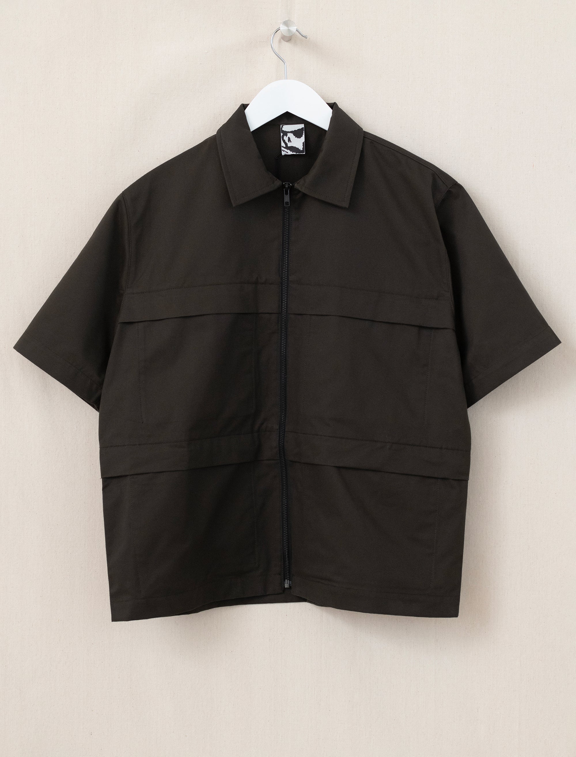 Solid S/S Shirt (Soil Brown)