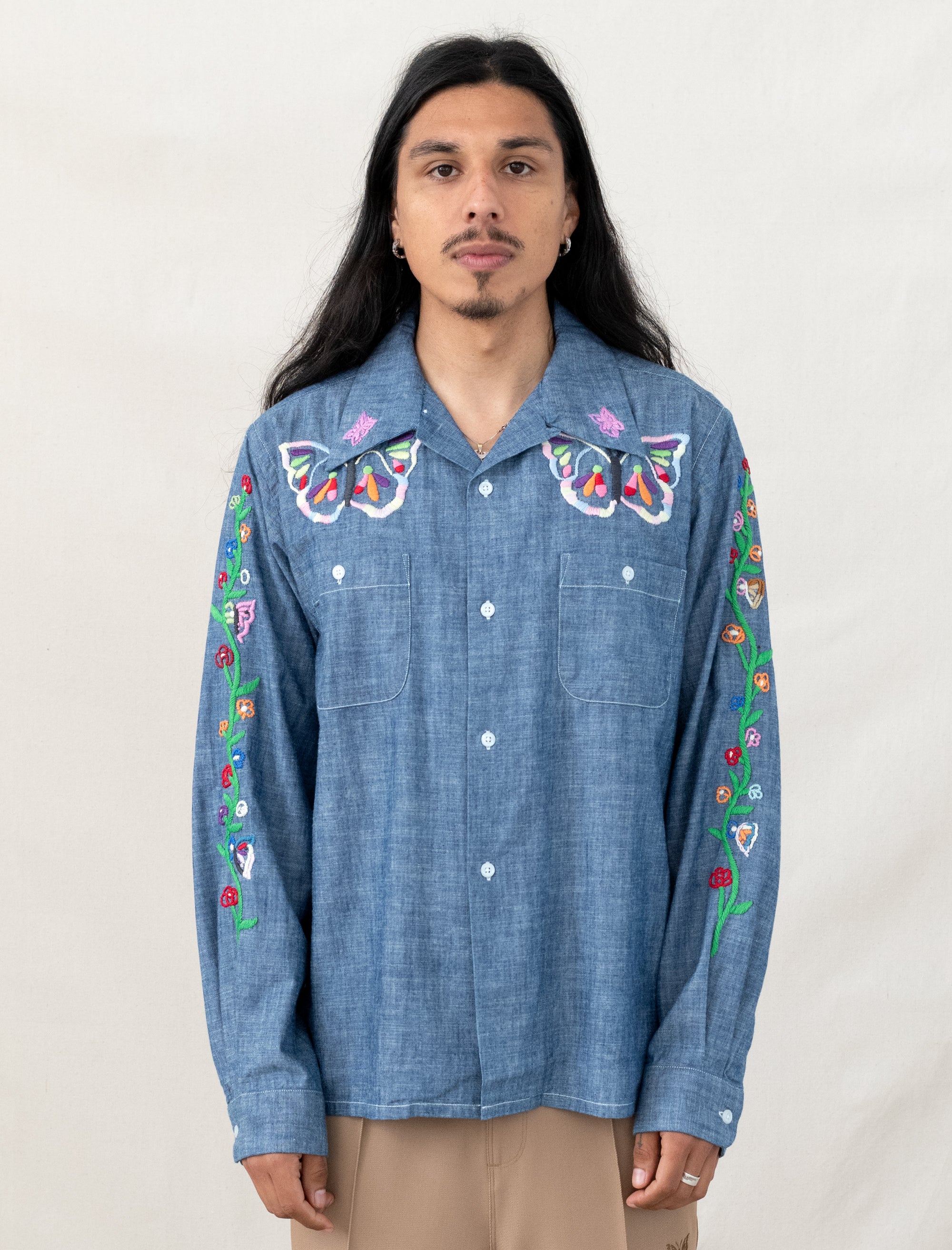 One-Up Shirt (Blue) – Bows and Arrows - Main Image