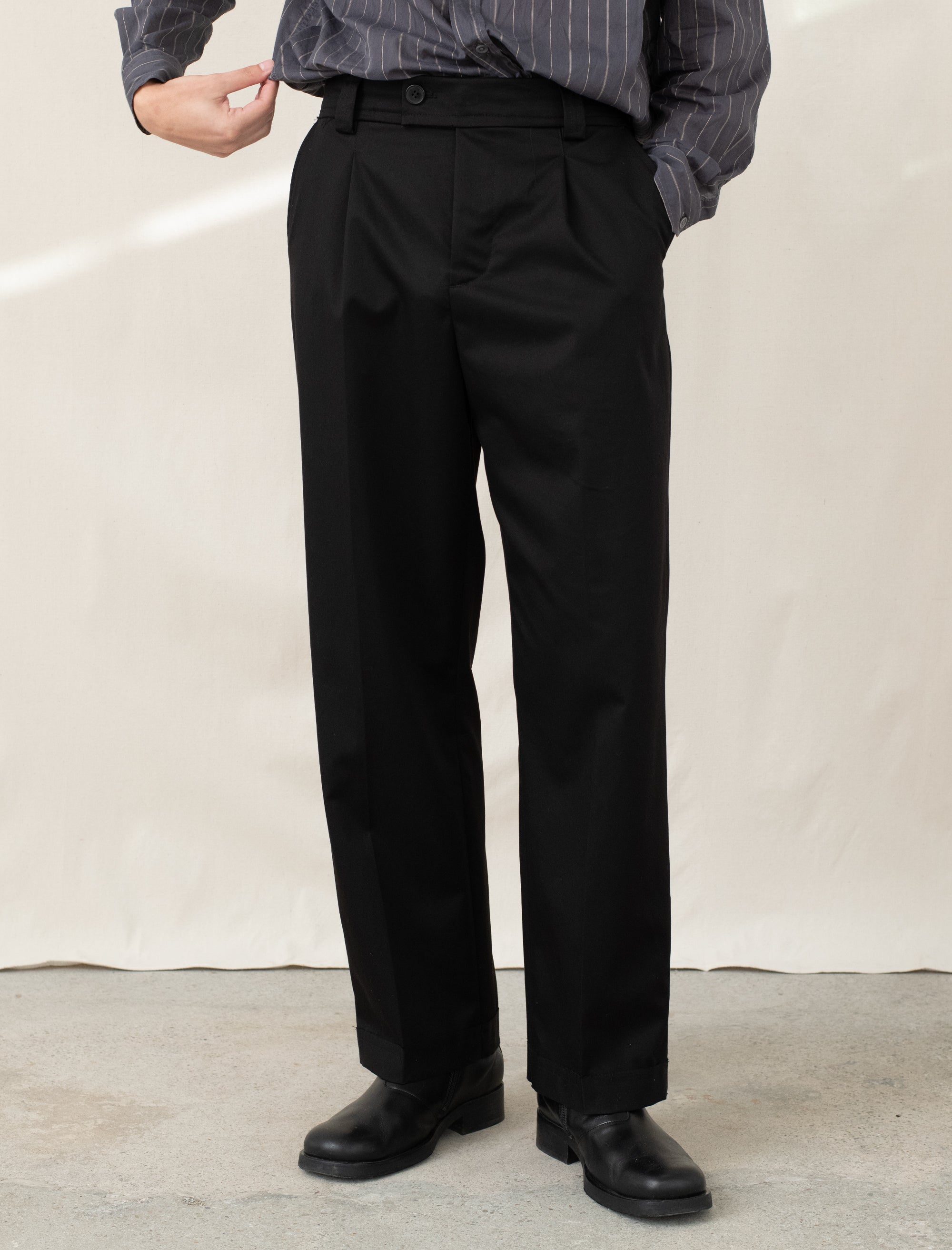 Patch Trousers (Black)