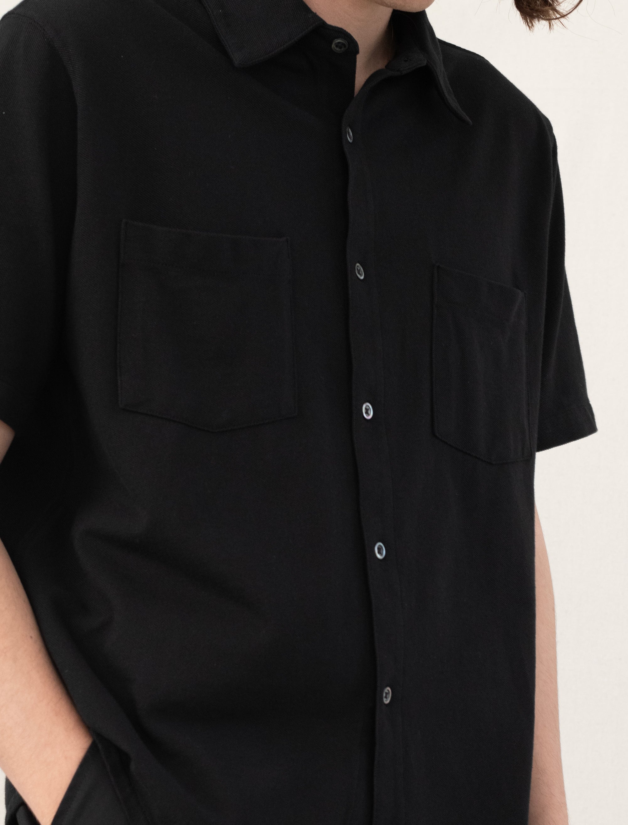Pique Work Shirt (Black)