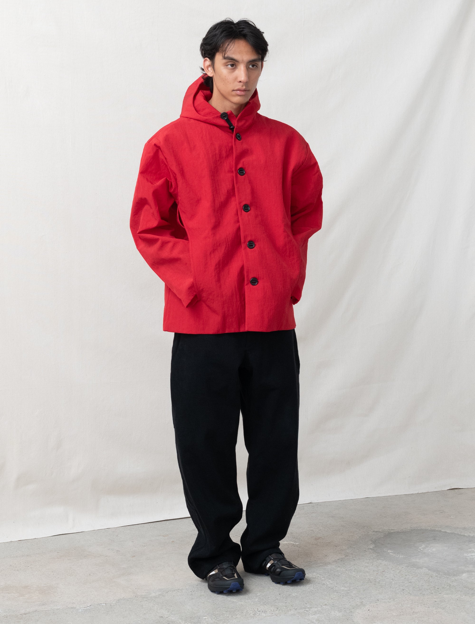 MAN-TLE R19Y3 Gill Jacket (Red Waratah Nylon) – Bows and Arrows