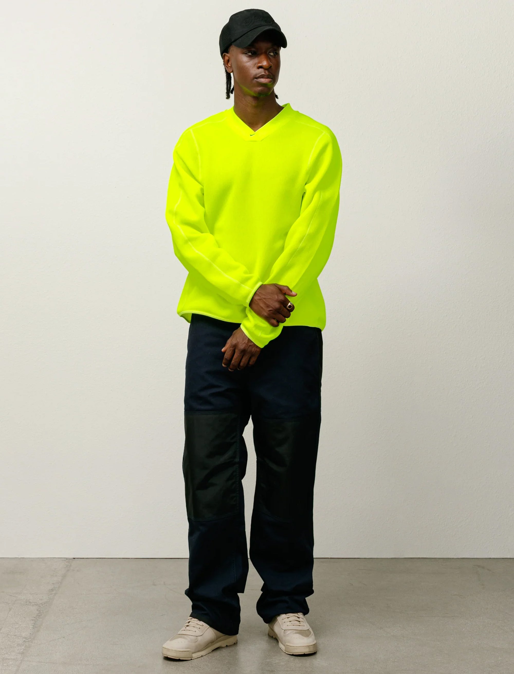 トップス Stussy Nike Fleece Thermal Volt Nike Stüssy Pullover Thermal (Volt) – Bows and Arrows