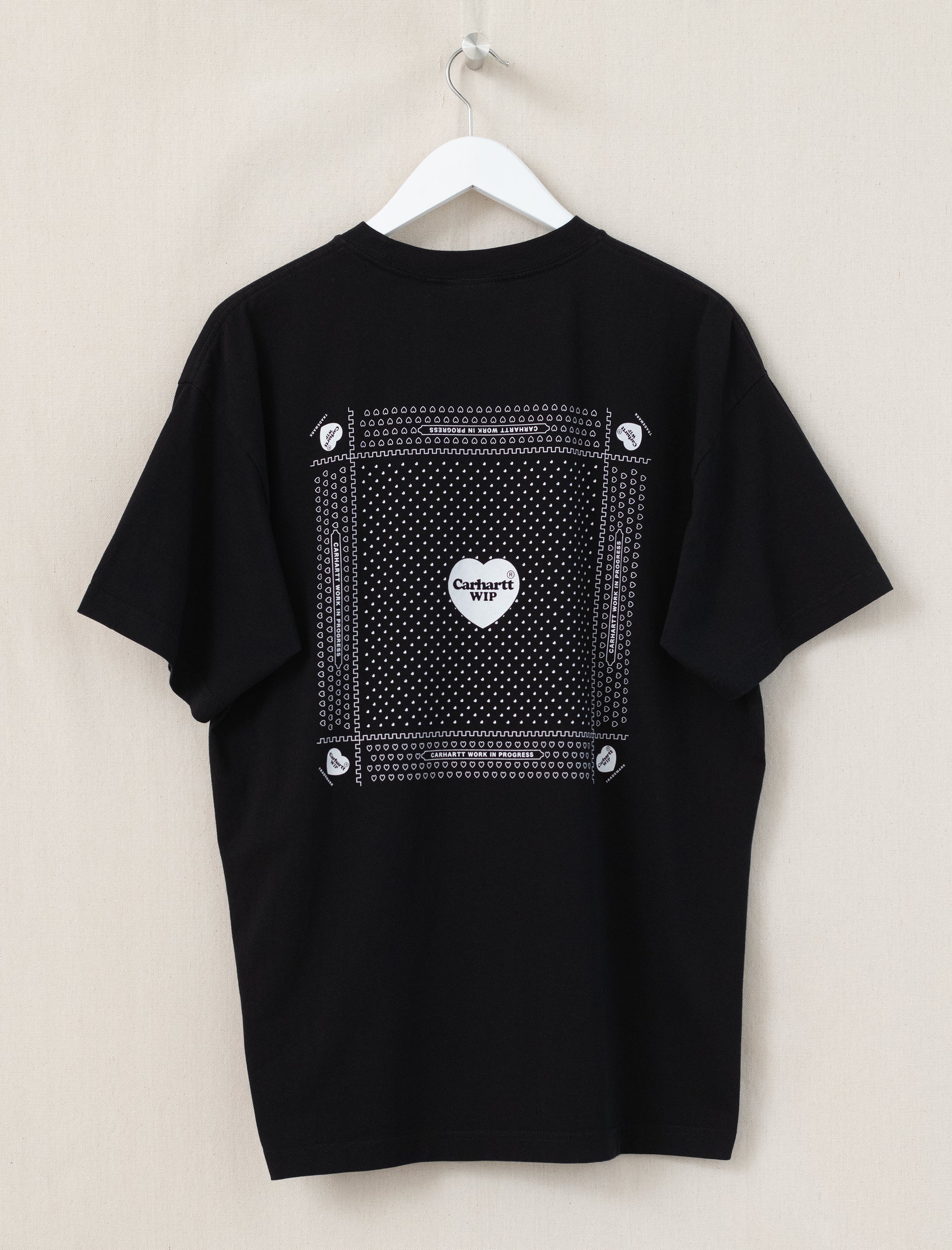 Heart Bandana T-Shirt (Black/White)