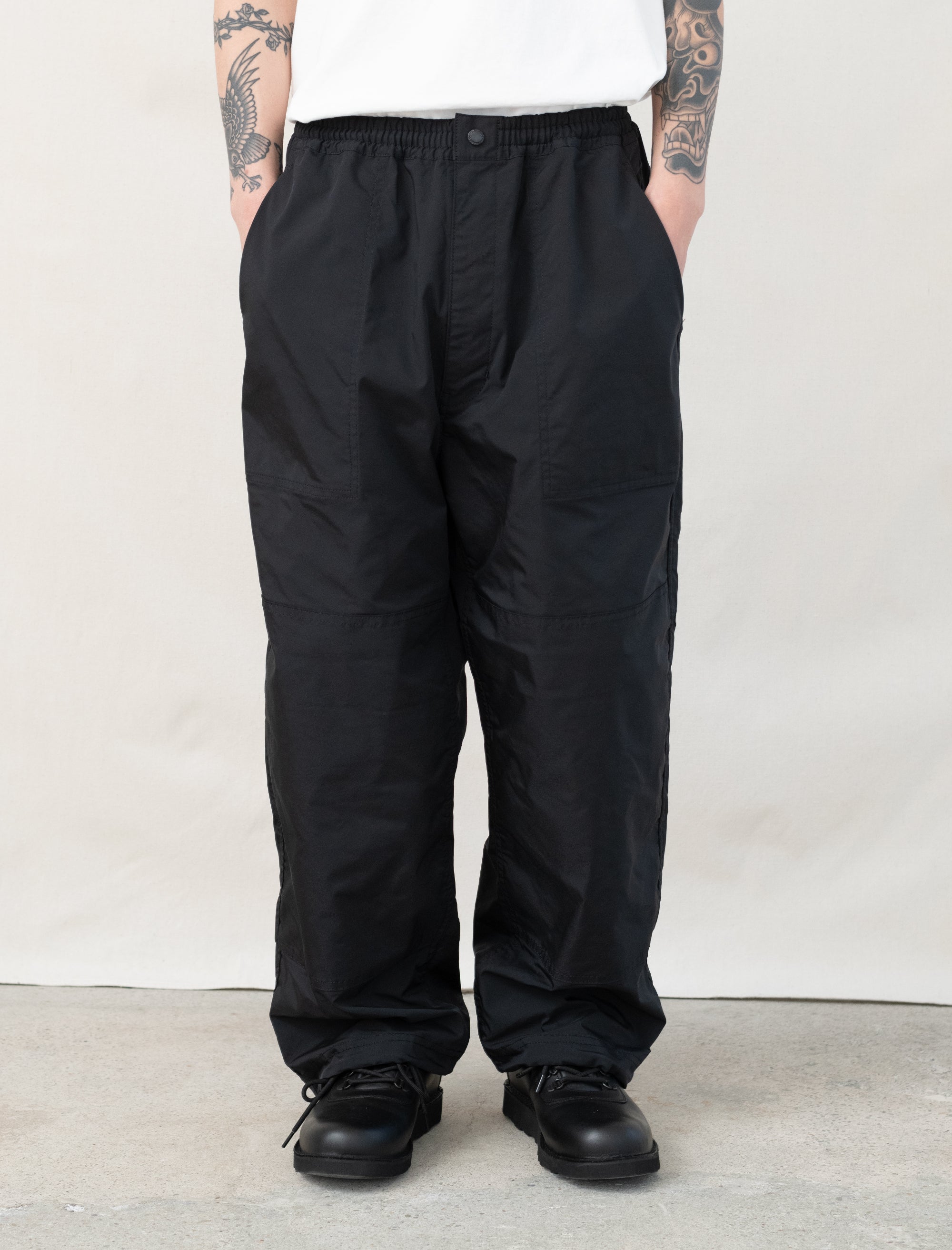 Nylon Pants (Black)