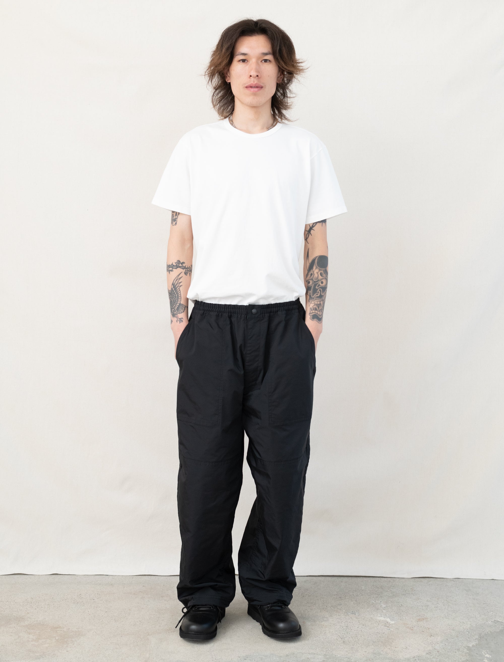 Nylon Pants (Black)