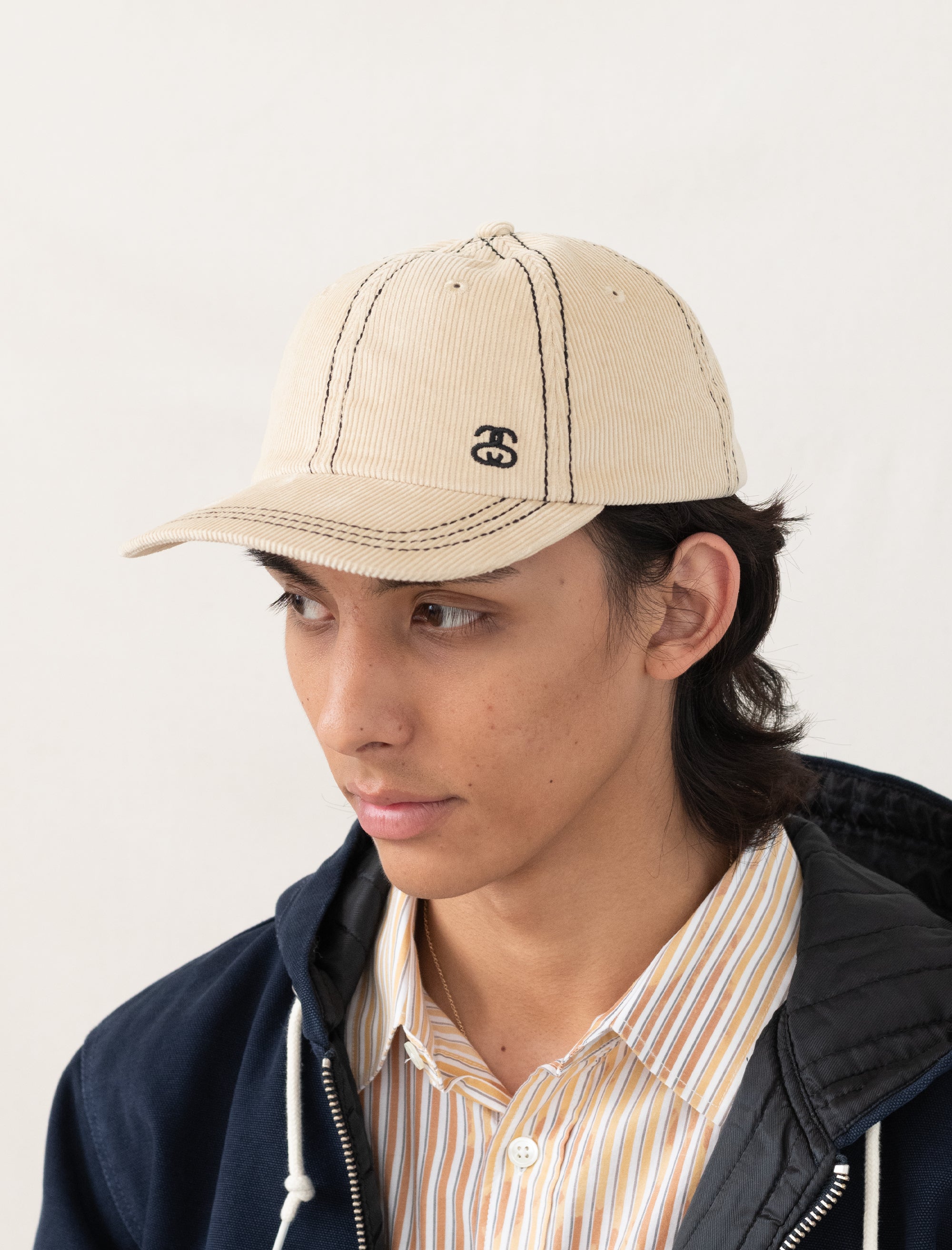 SS-Link Stitch Strapback (Cream)