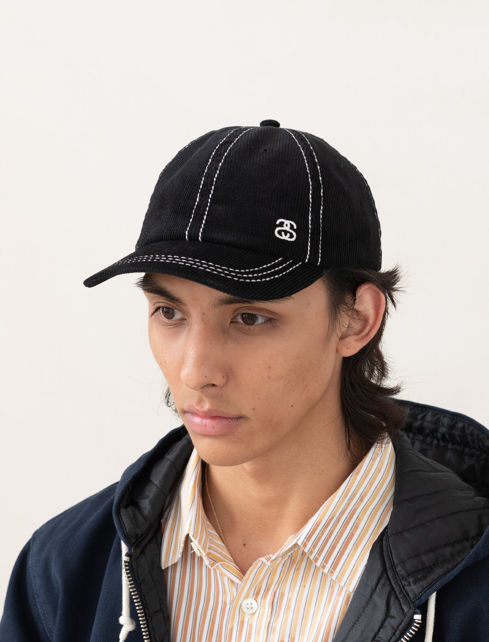 SS-Link Stitch Strapback (Black)