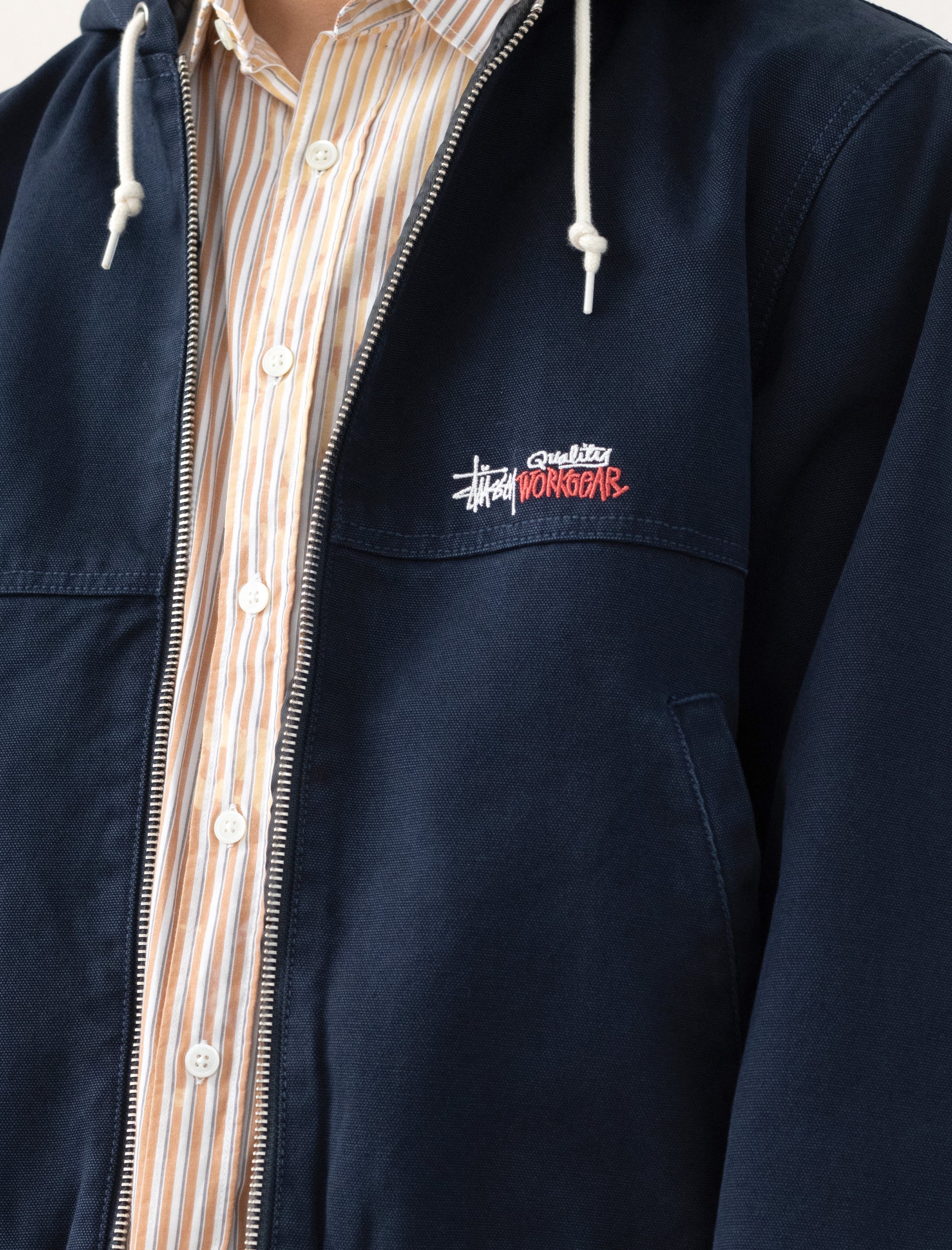 Work Jacket Insulated Canvas (Navy)