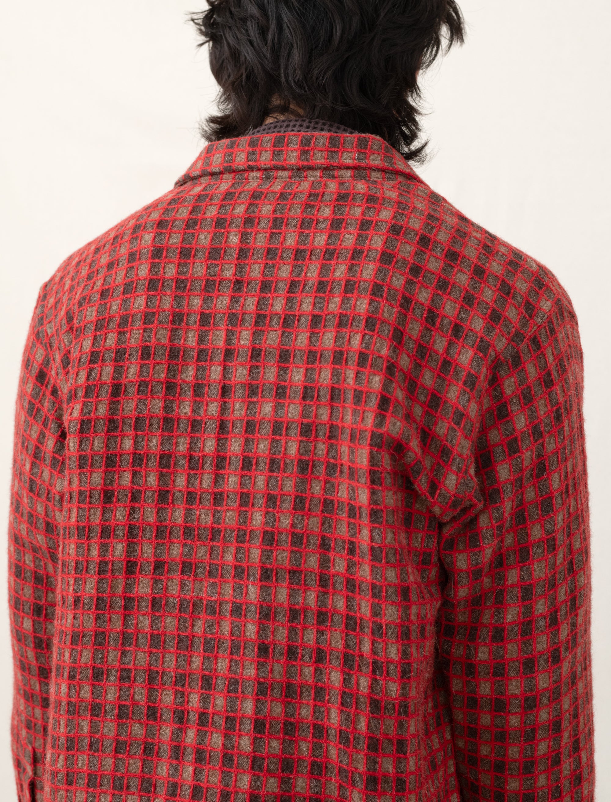 Check Mate Flannel Zip Shirt (Brown)