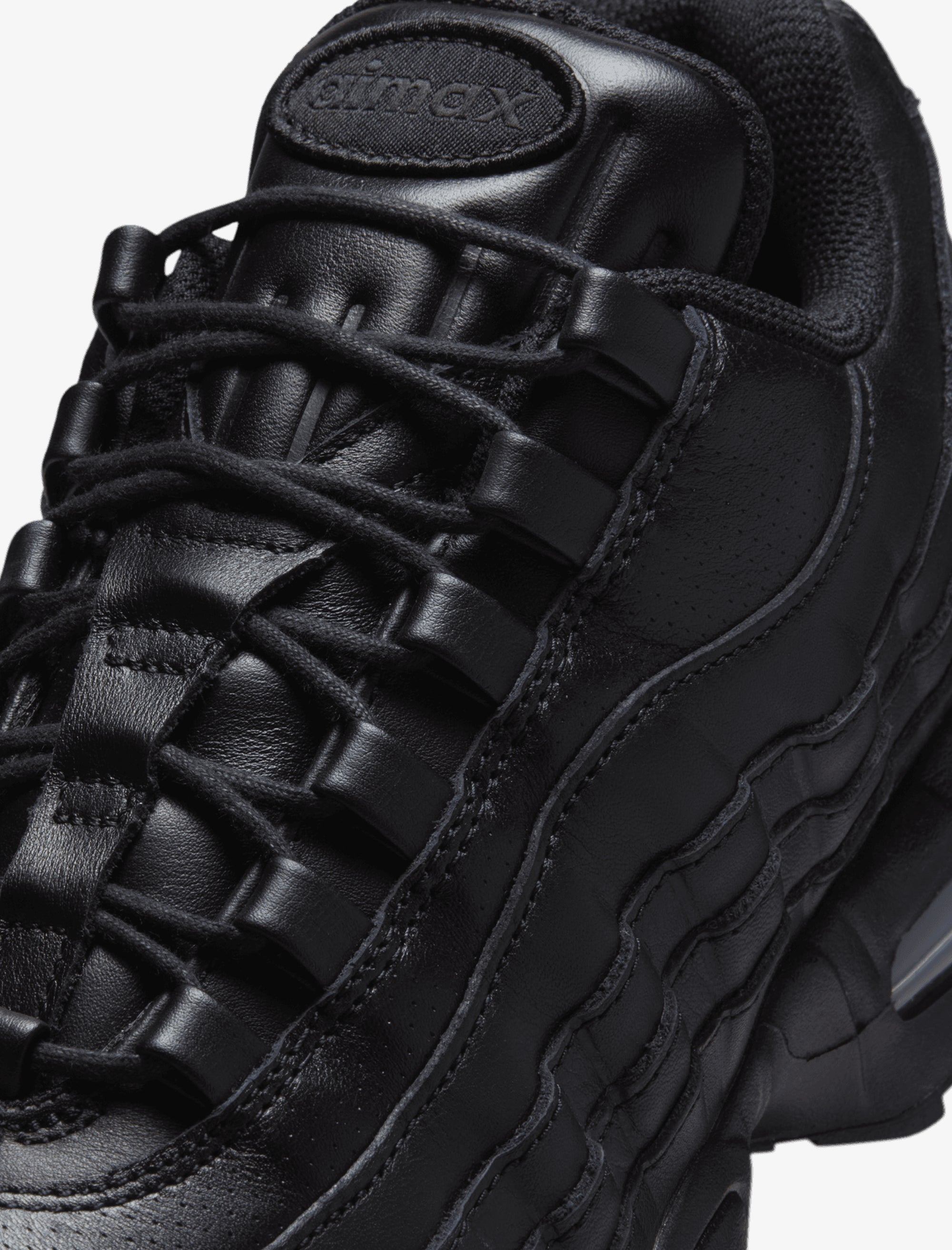 air max 95 big bubble leather black 
