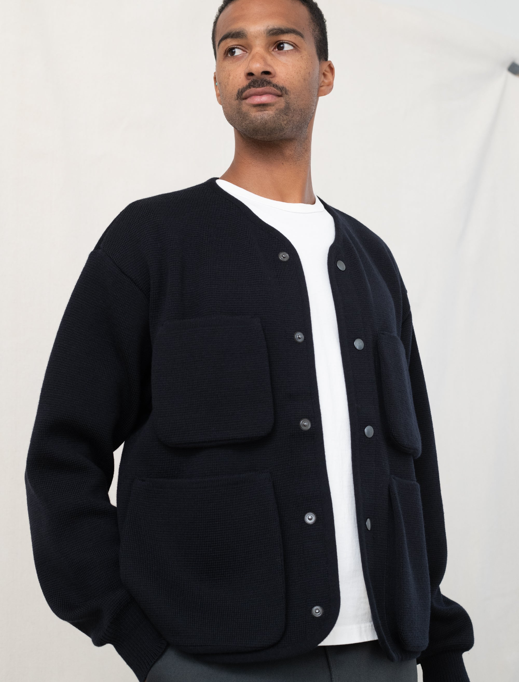 George Cardigan (Black)