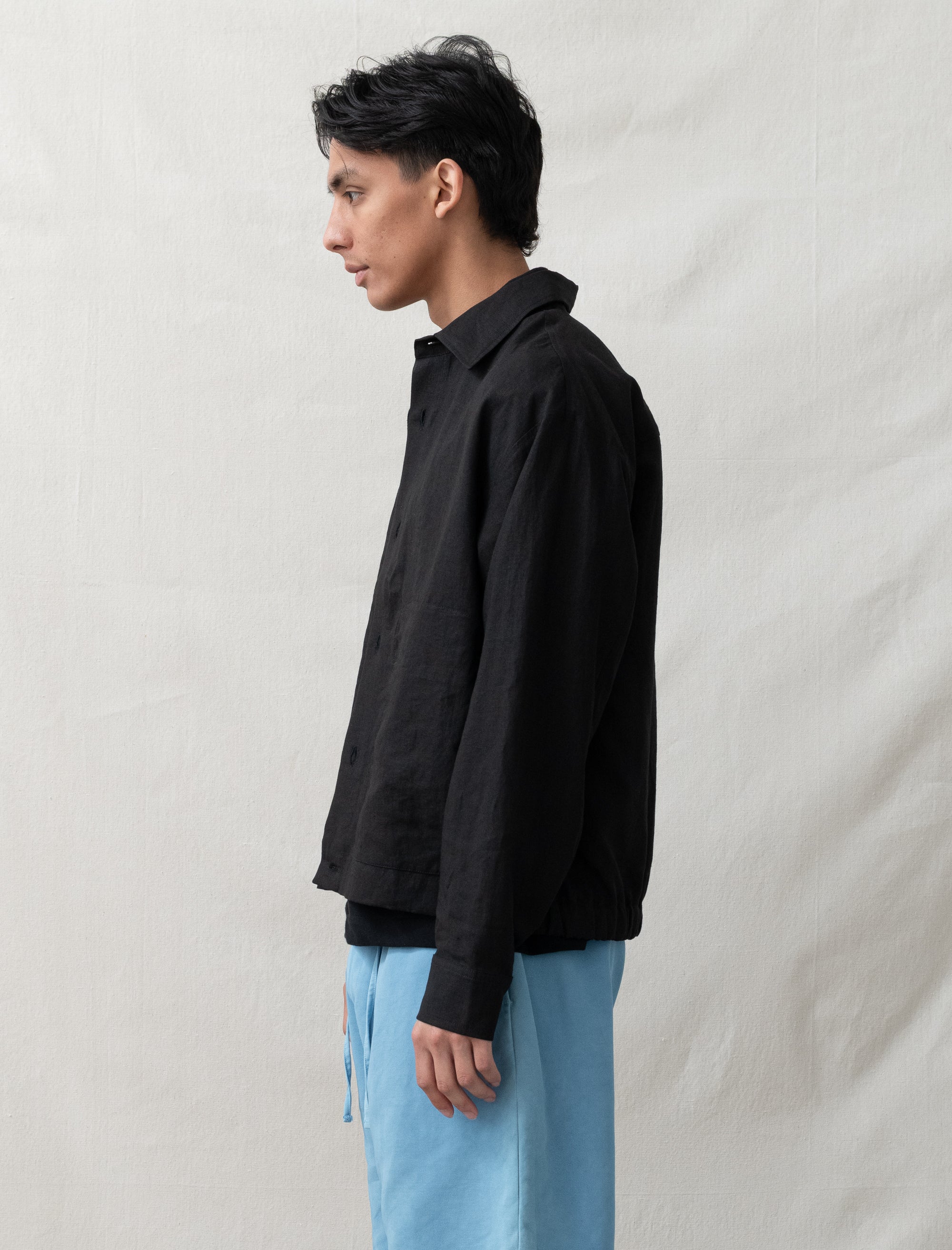 Sigma Shirt High Density Linen (Black)