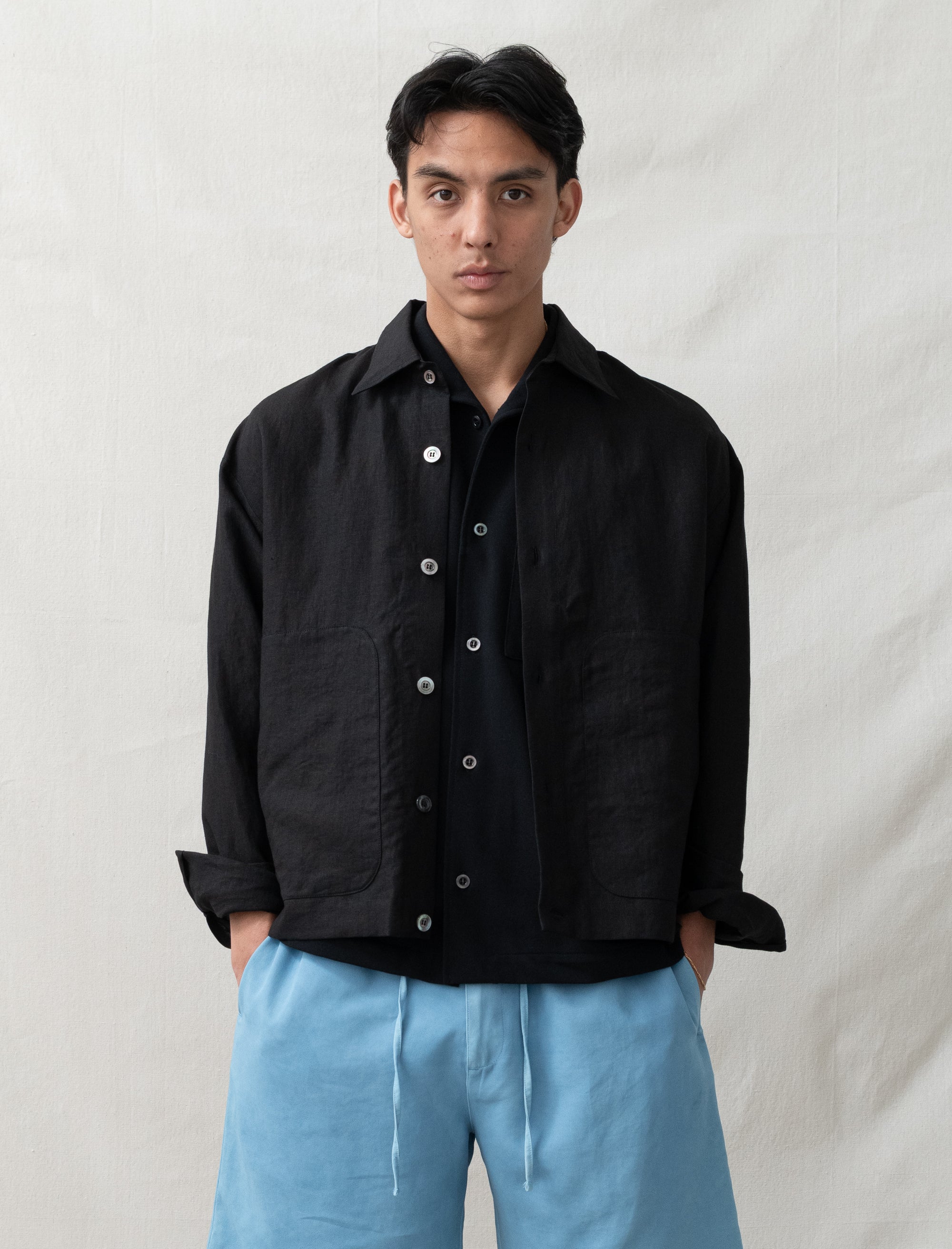 Sigma Shirt High Density Linen (Black)