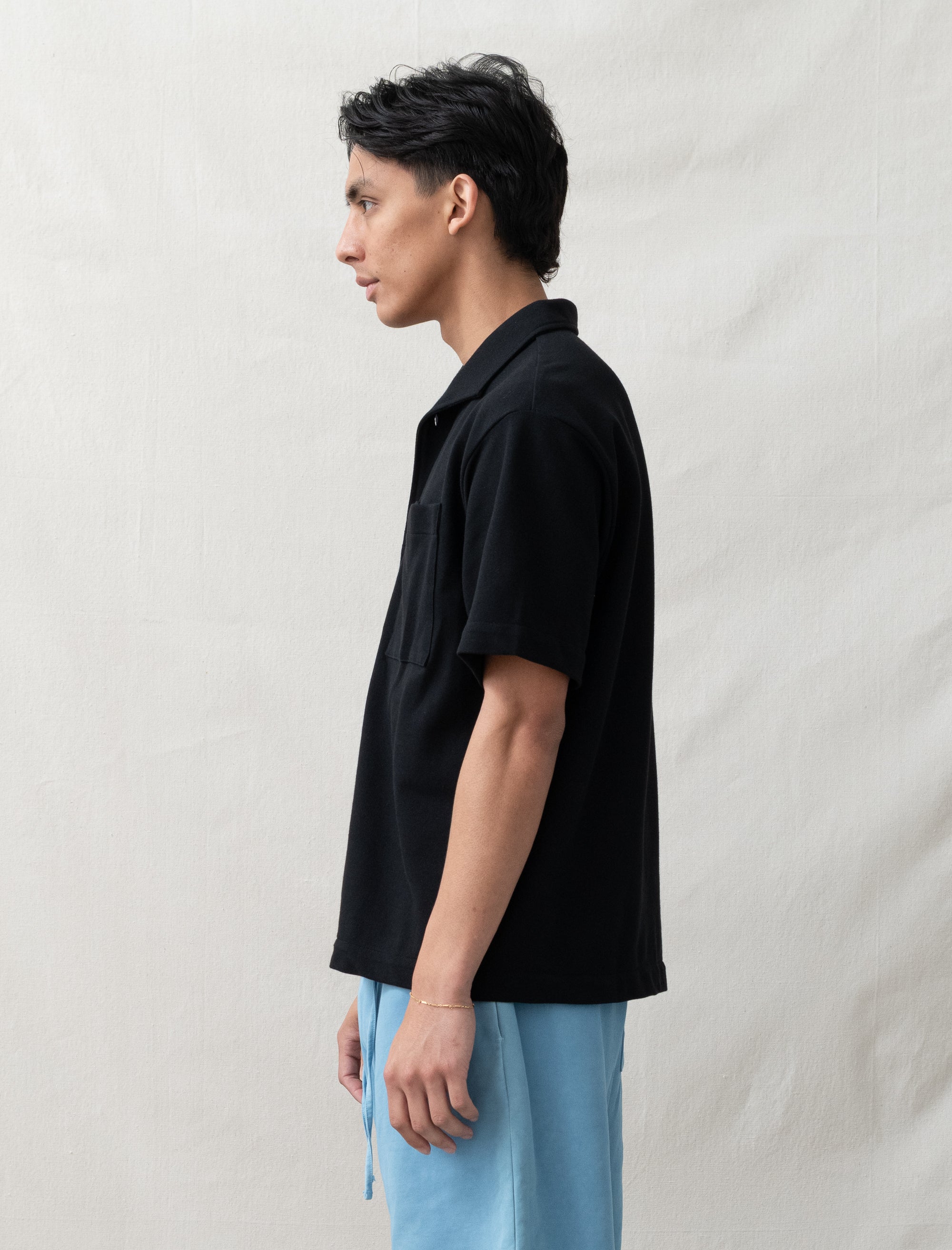 Coral Shirt Rachel Mesh (Black)