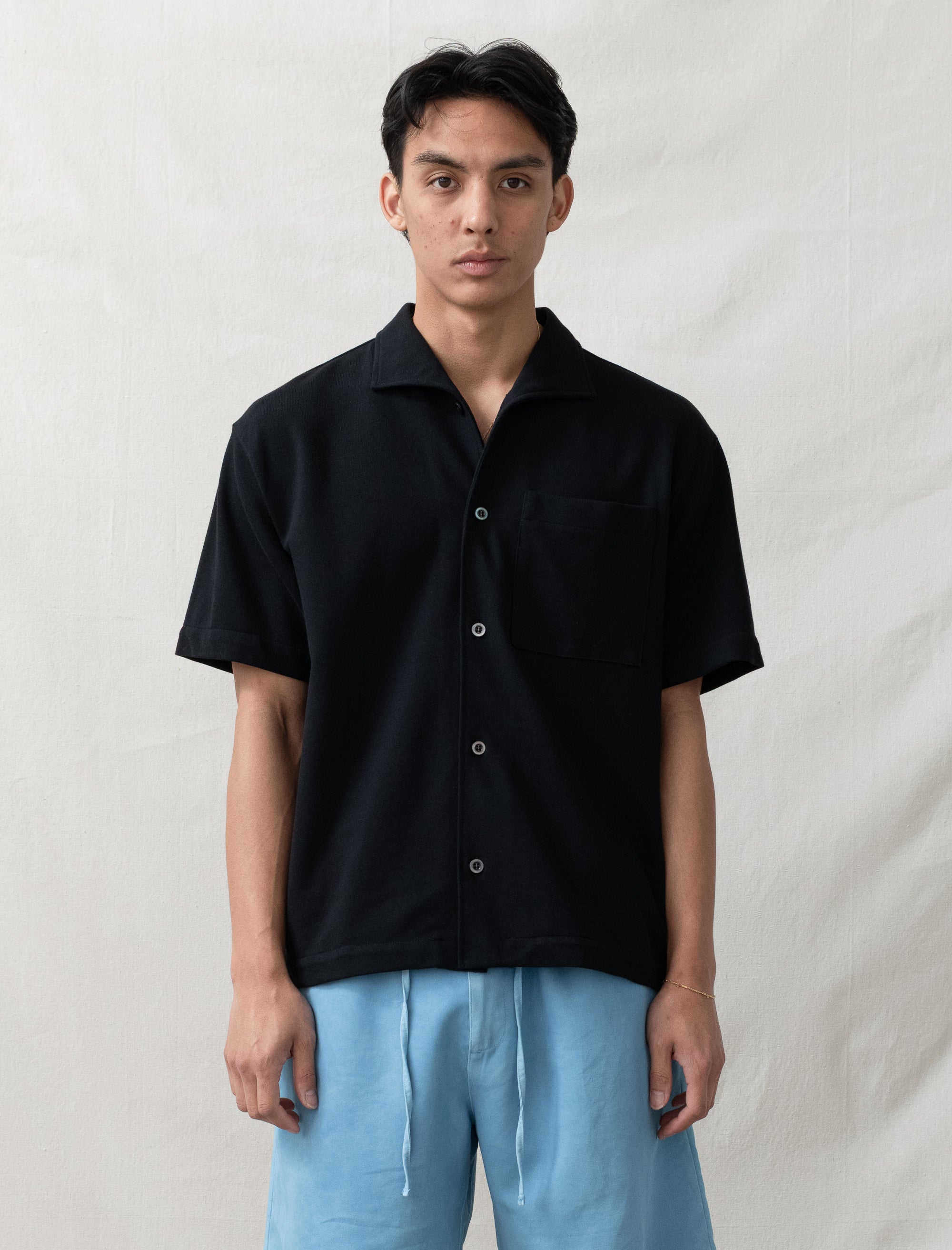 Coral Shirt Rachel Mesh (Black)