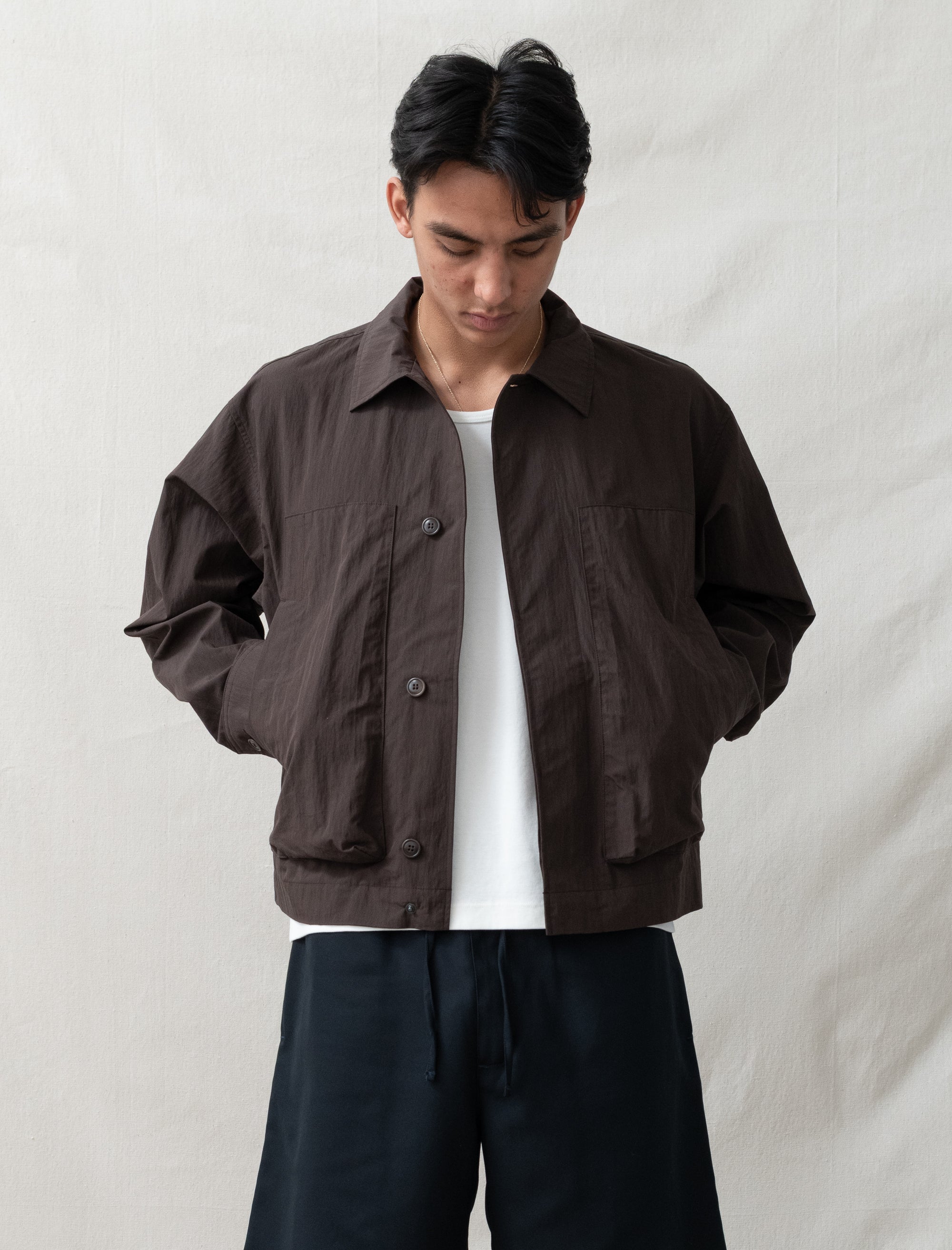 Novo Jacket Weather Cloth (Brown)