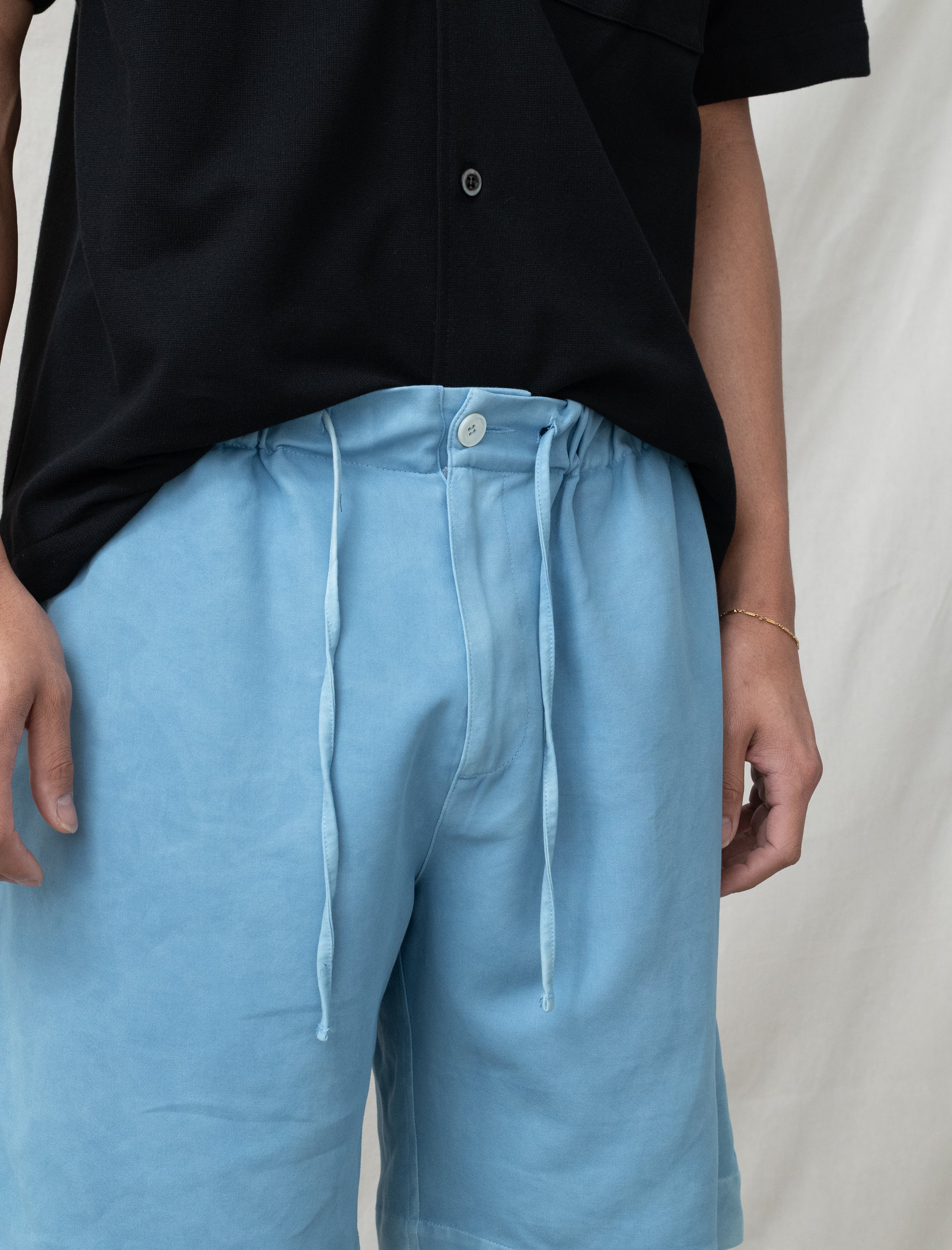 Repos Shorts Double Cloth (Woad)