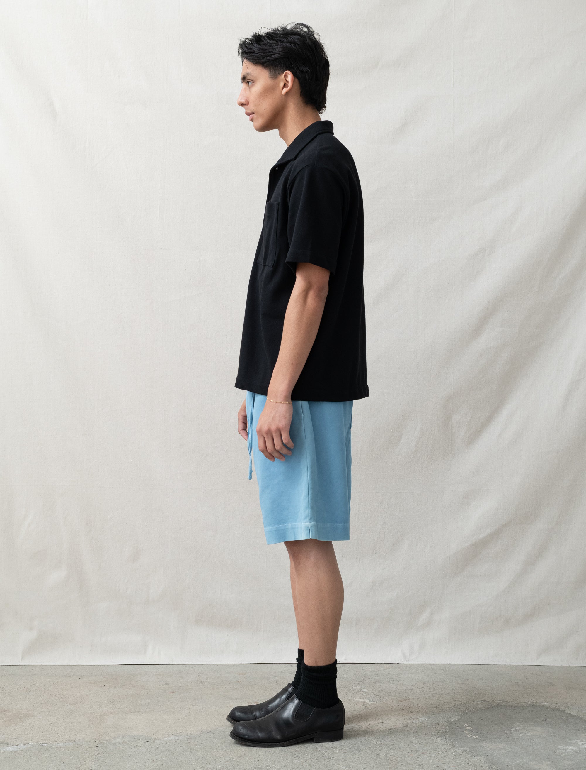 Repos Shorts Double Cloth (Woad)