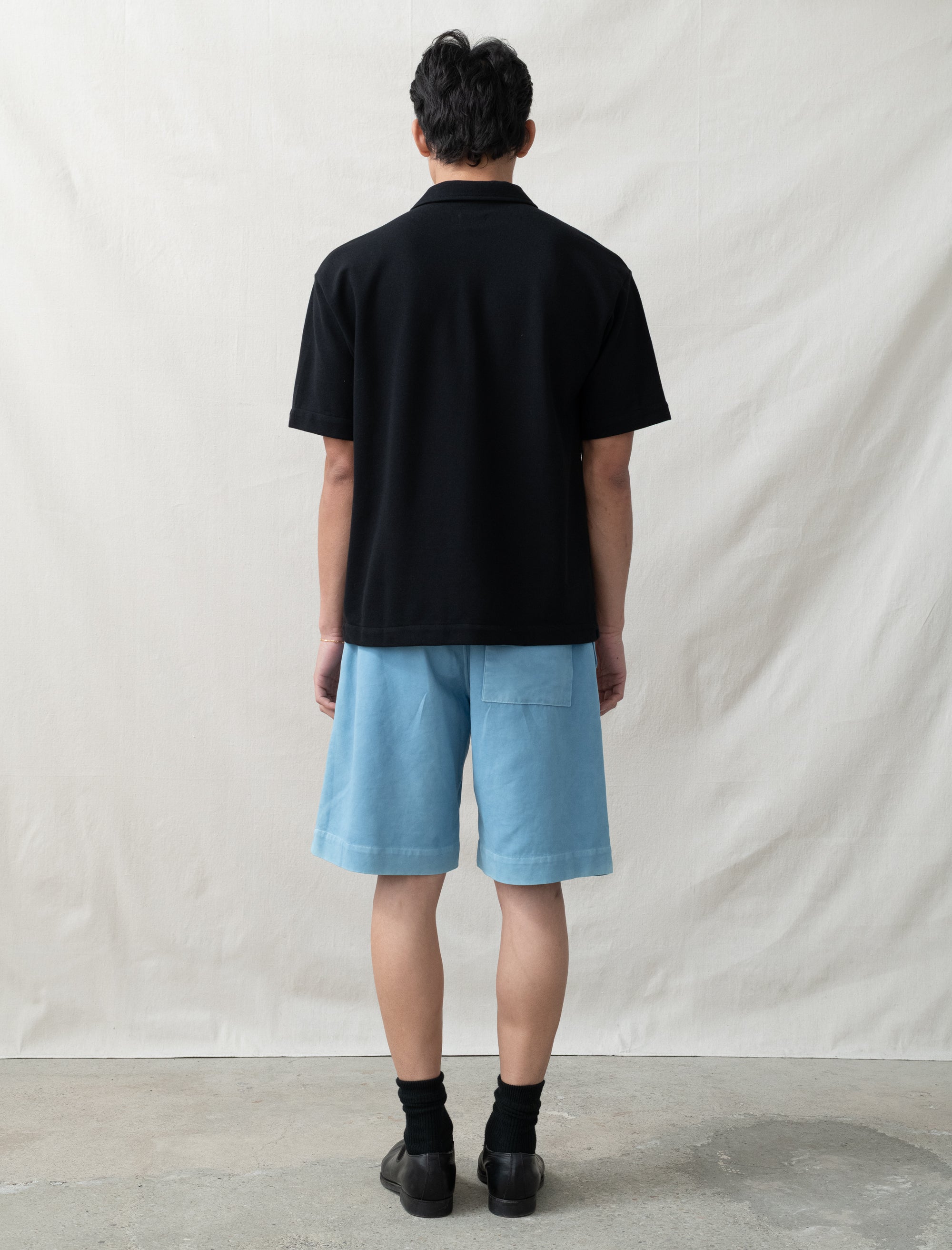 Repos Shorts Double Cloth (Woad)
