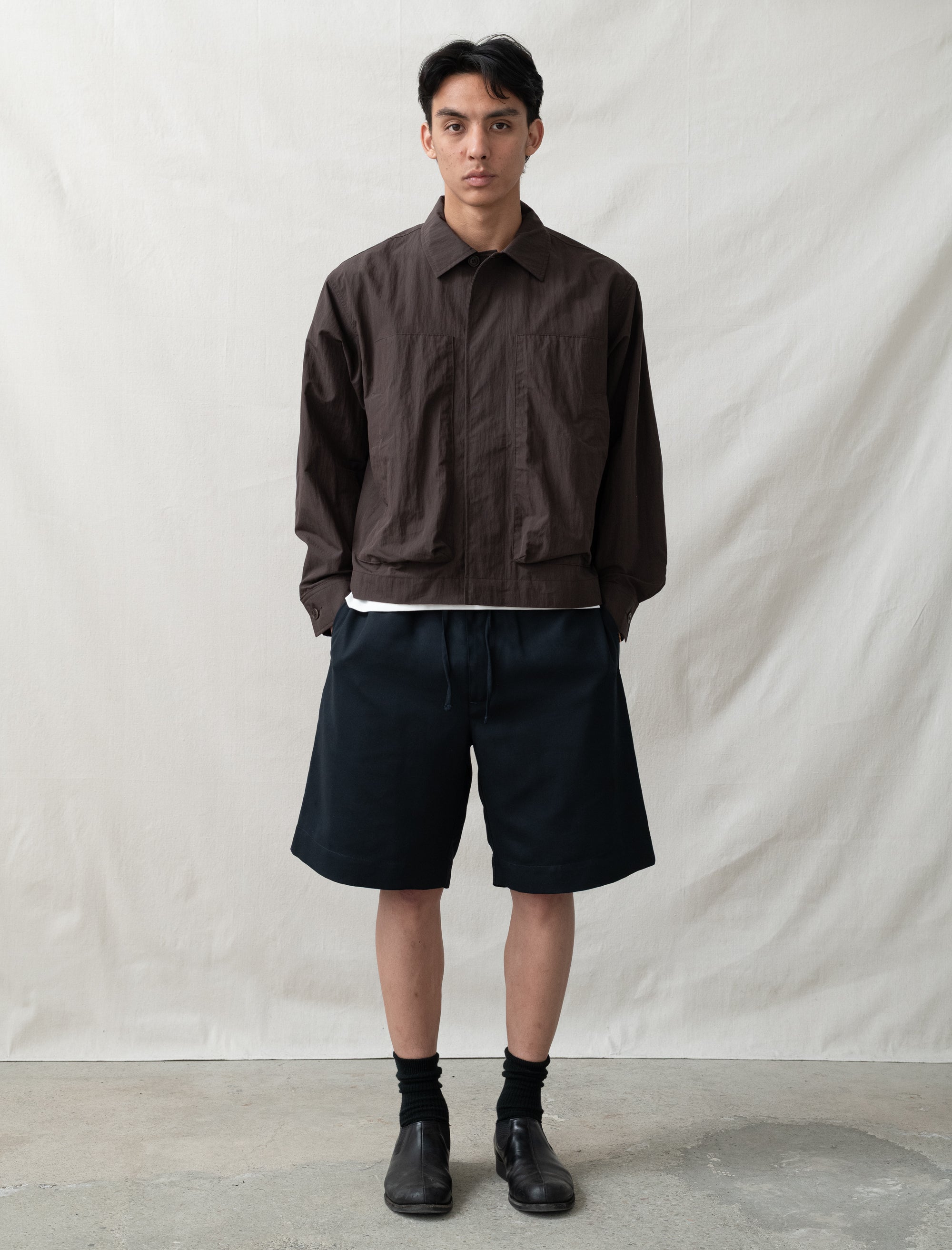 Repos Shorts Double Cloth (Midnight)