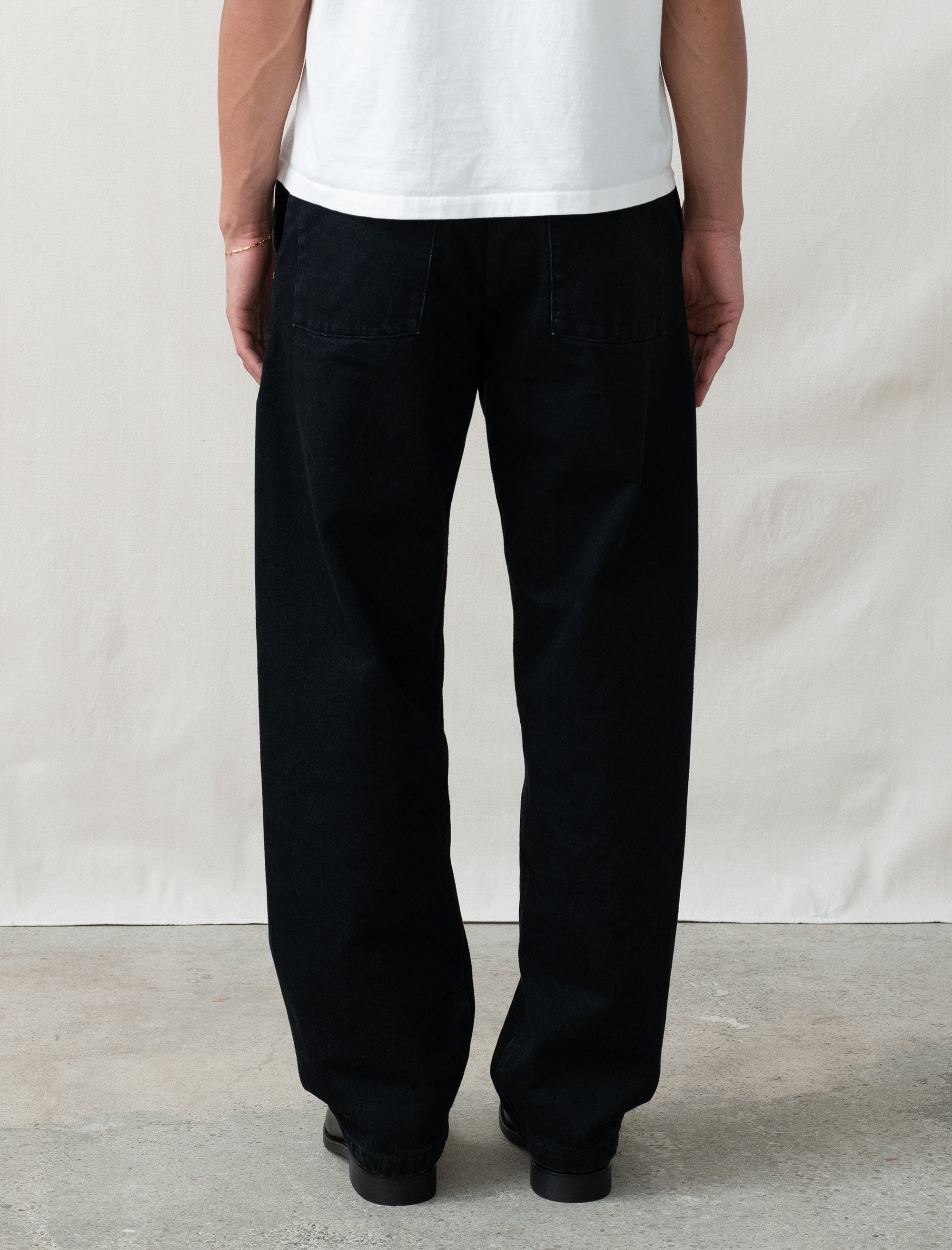 arpenteur 5 pocket denim black 