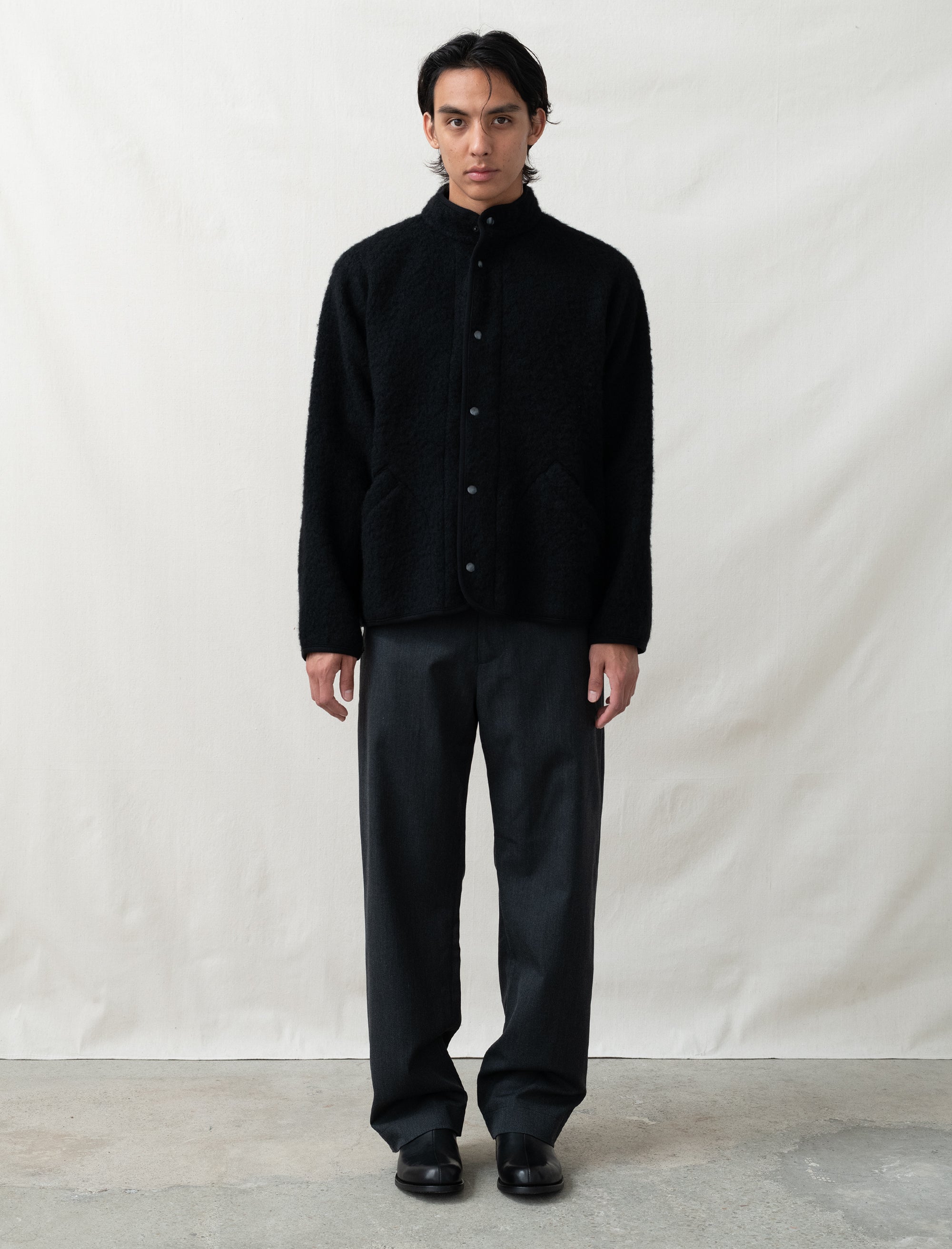 arpenteur Contour Jacket Shaggy Wool