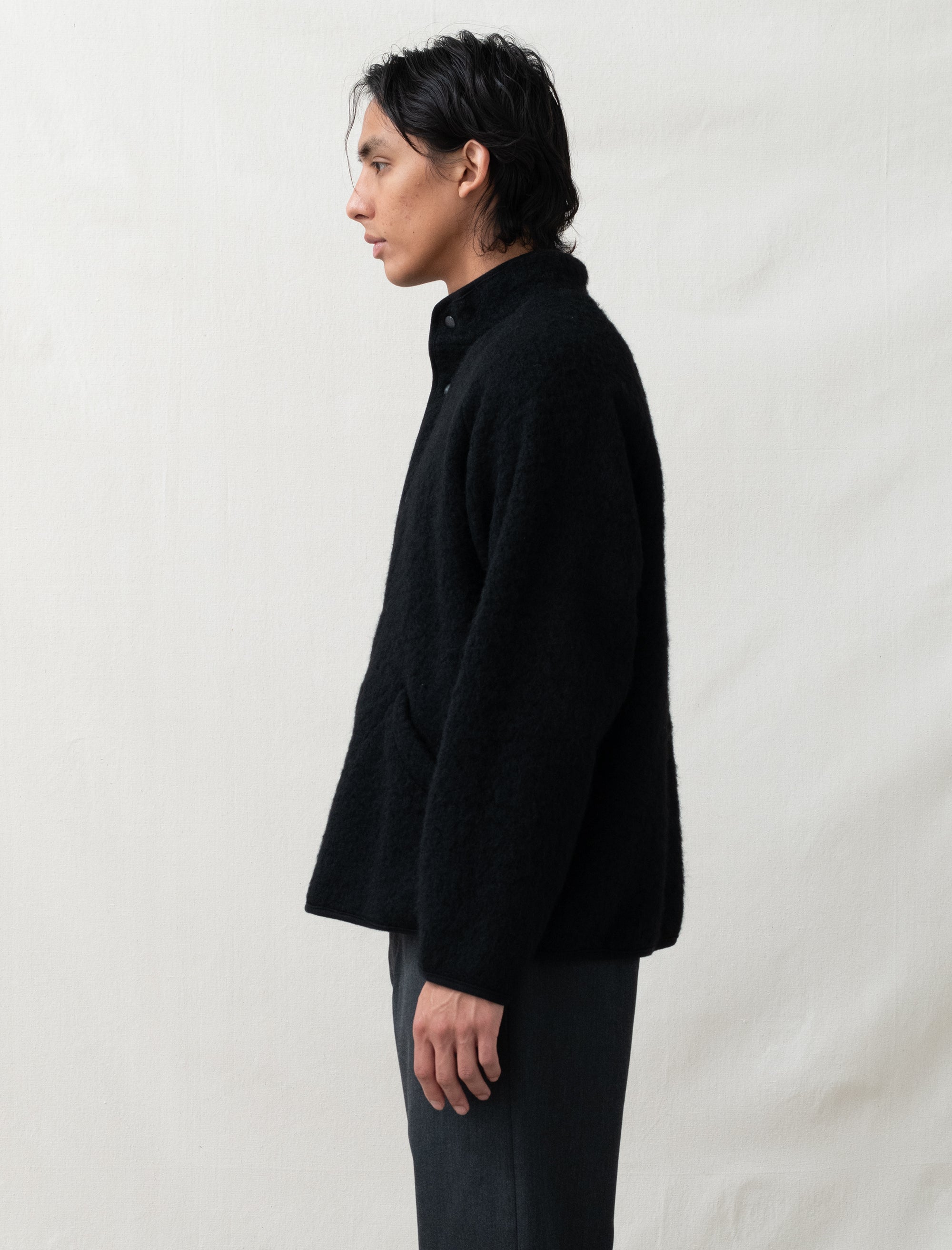 arpenteur Contour Jacket Shaggy Wool