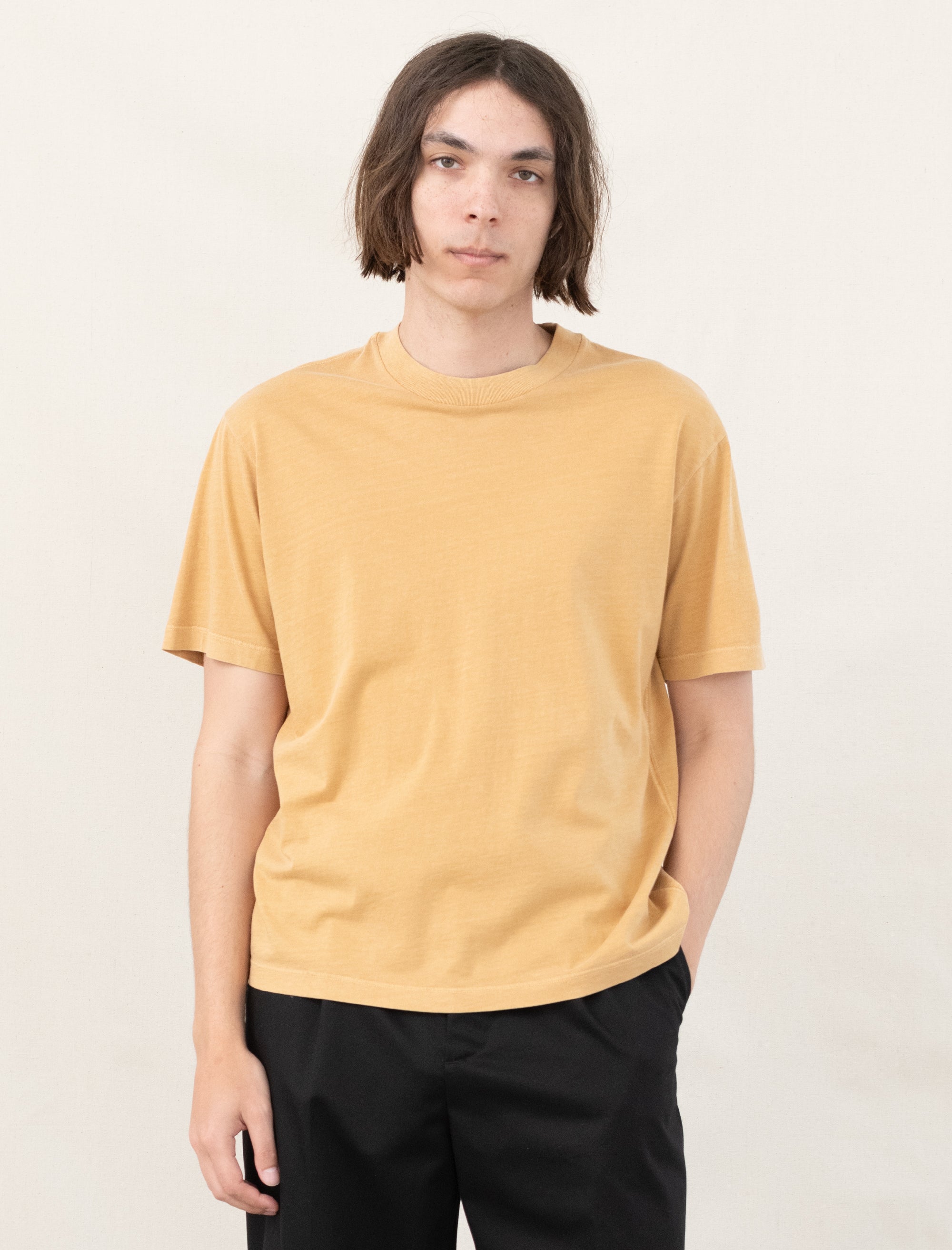 Athens T-Shirt (Mustard Pigment)