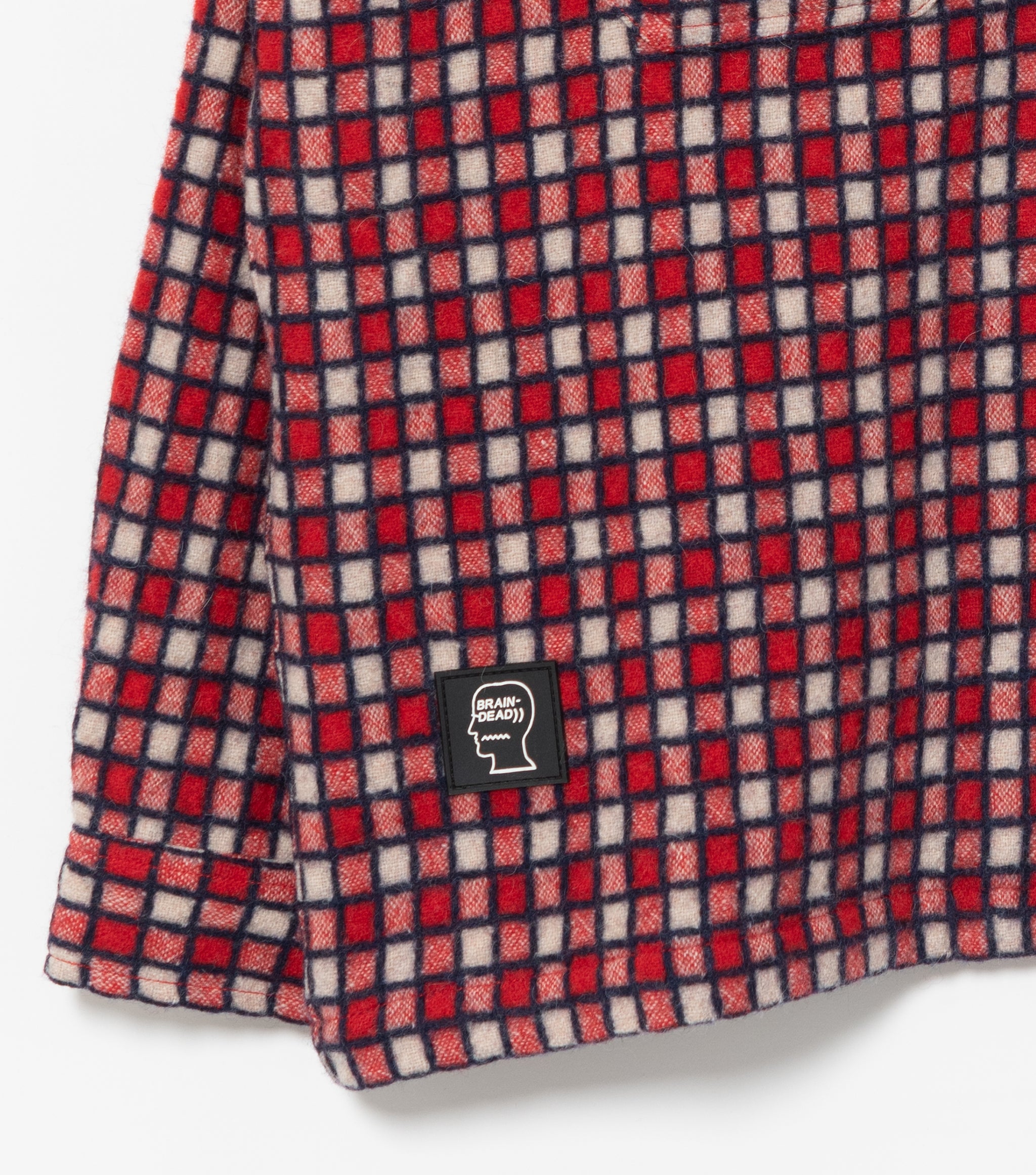 Check Mate Flannel Zip Shirt (Red)