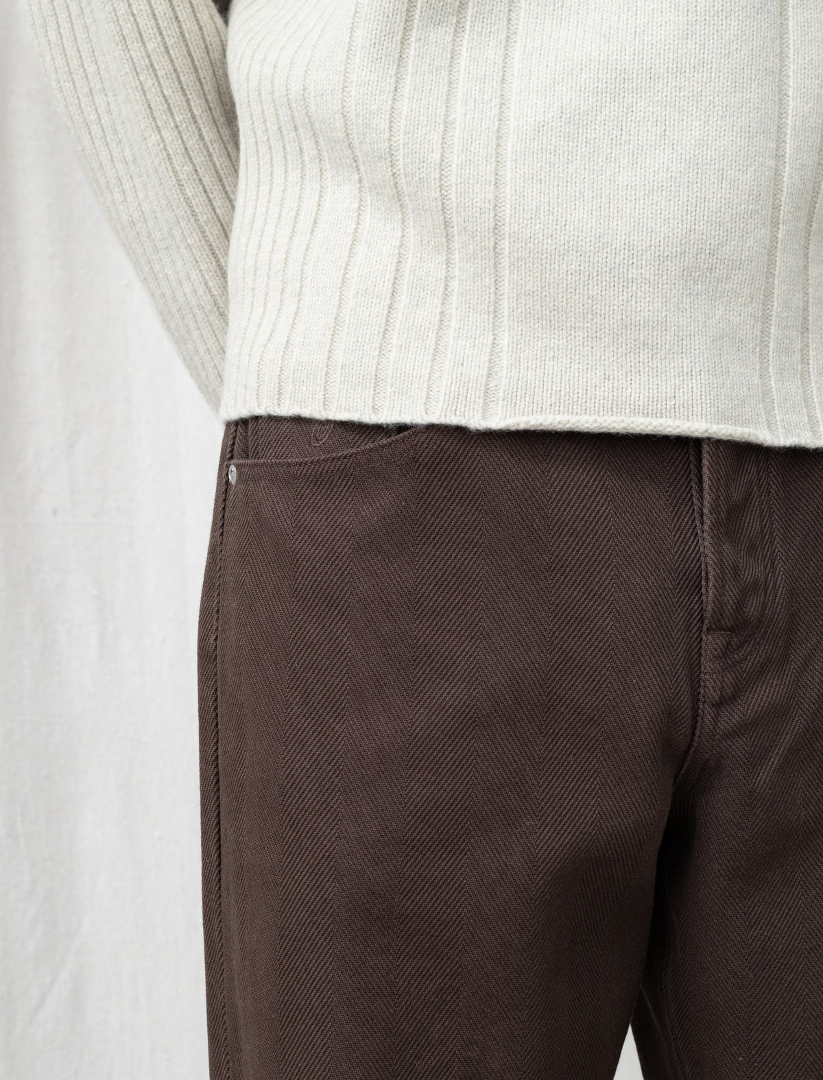 Big Ol Jean (Chevron Brown)