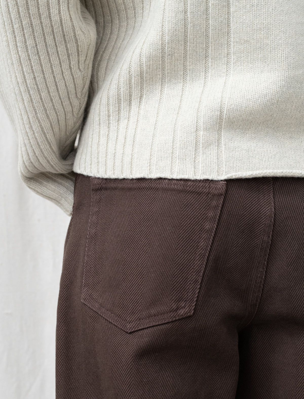 Big Ol Jean (Chevron Brown)