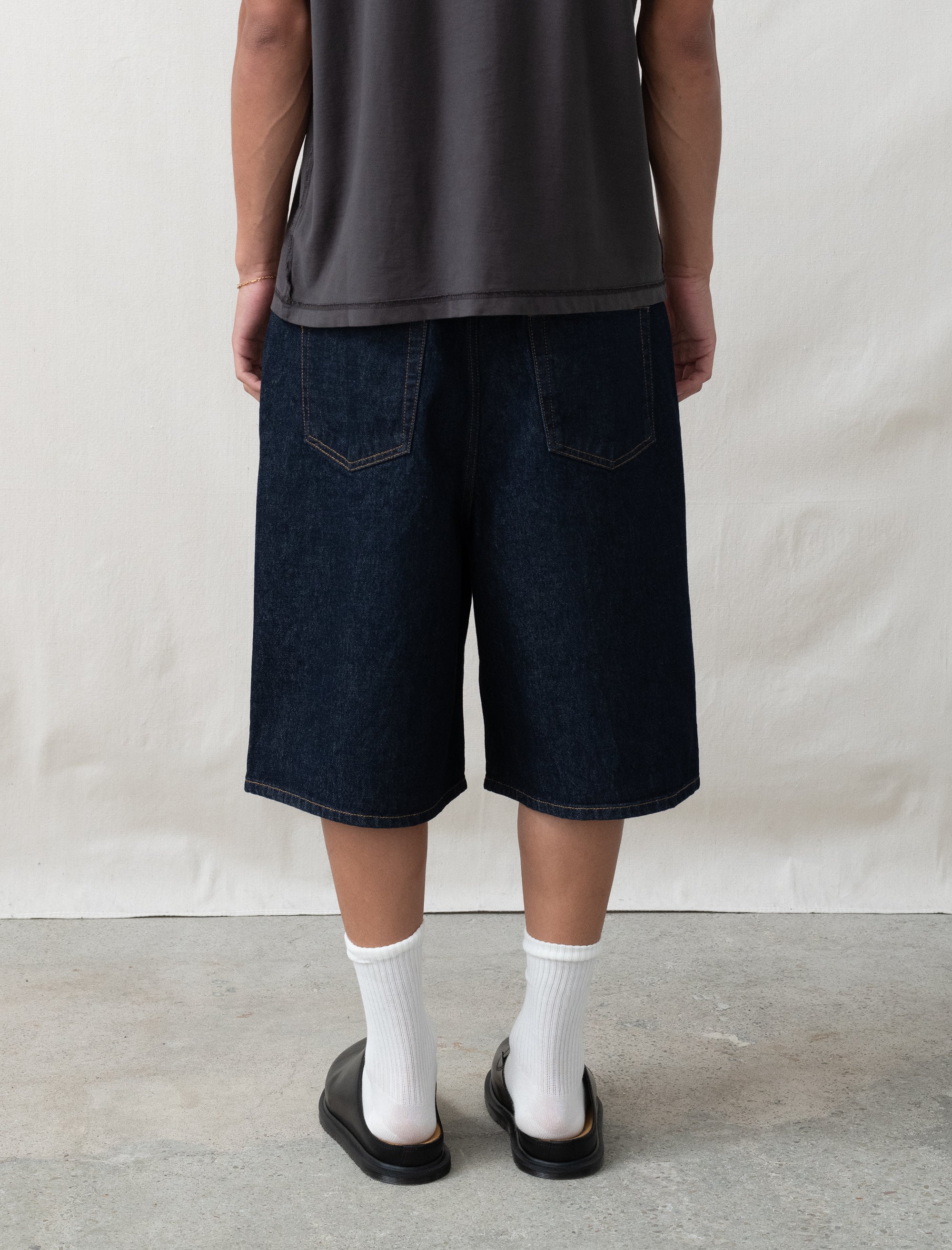 Stüssy Big Ol Short Denim (Rinsed Indigo) – Bows and Arrows