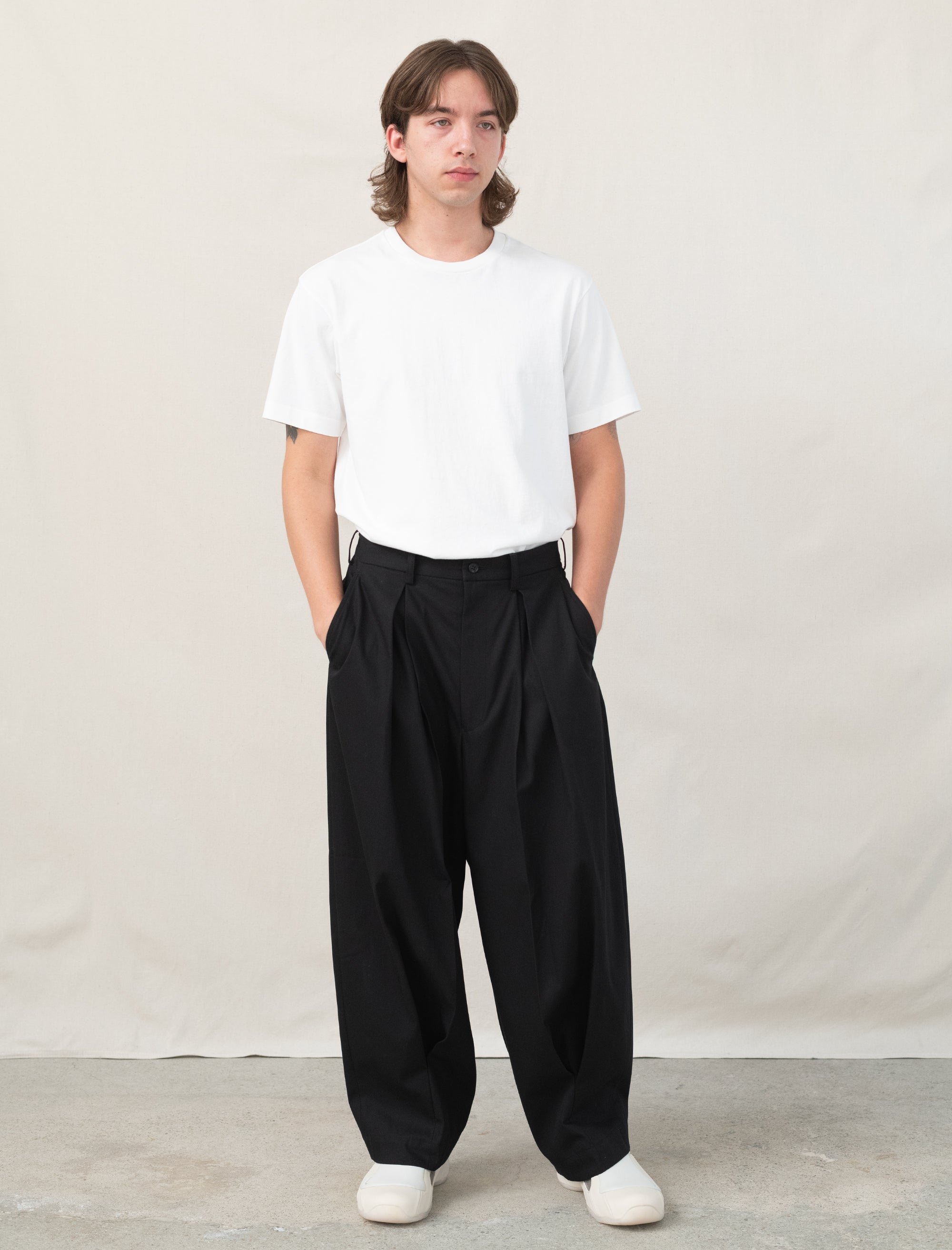 Big Pleat Pant (Black)