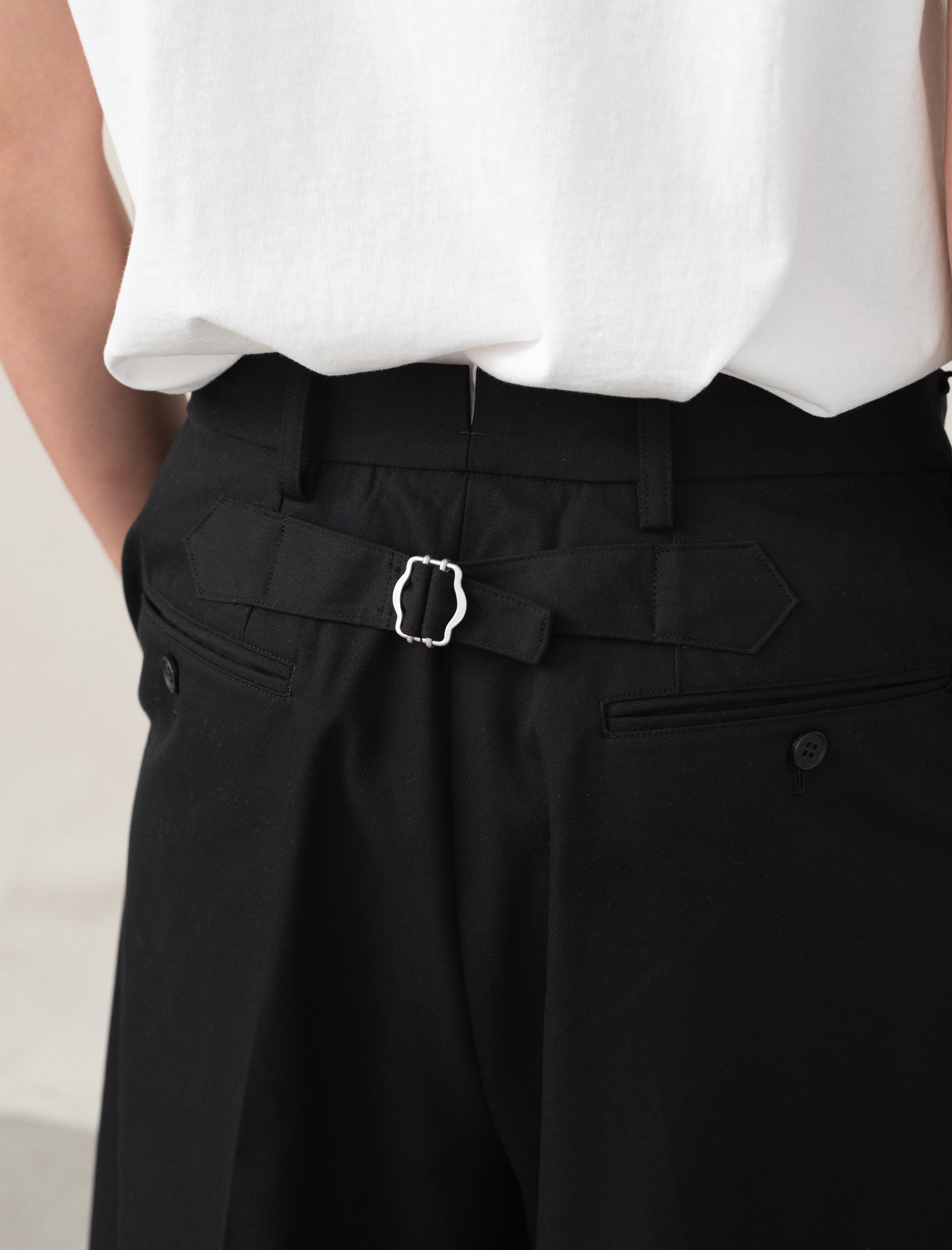 Big Pleat Pant (Black)