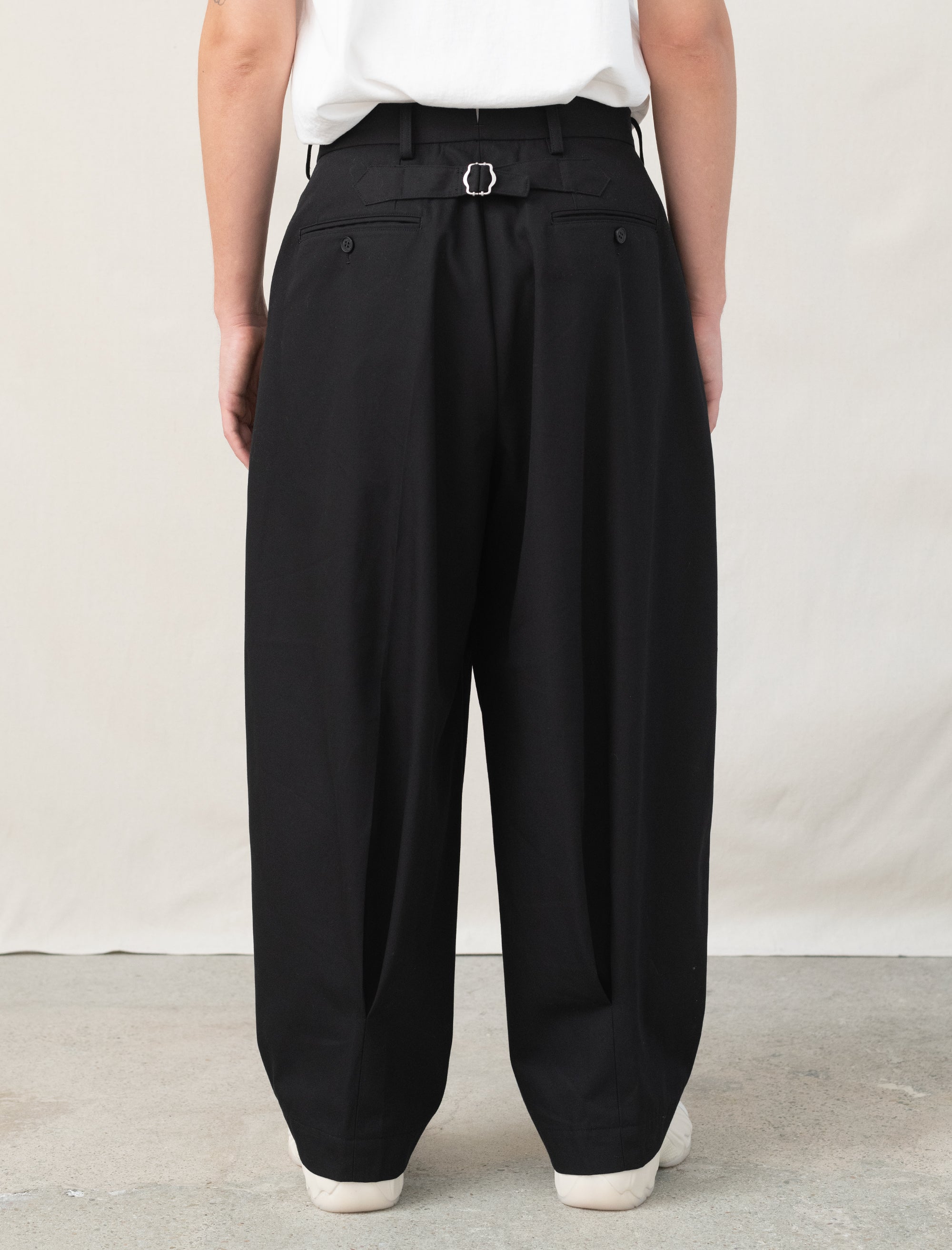 Big Pleat Pant (Black)