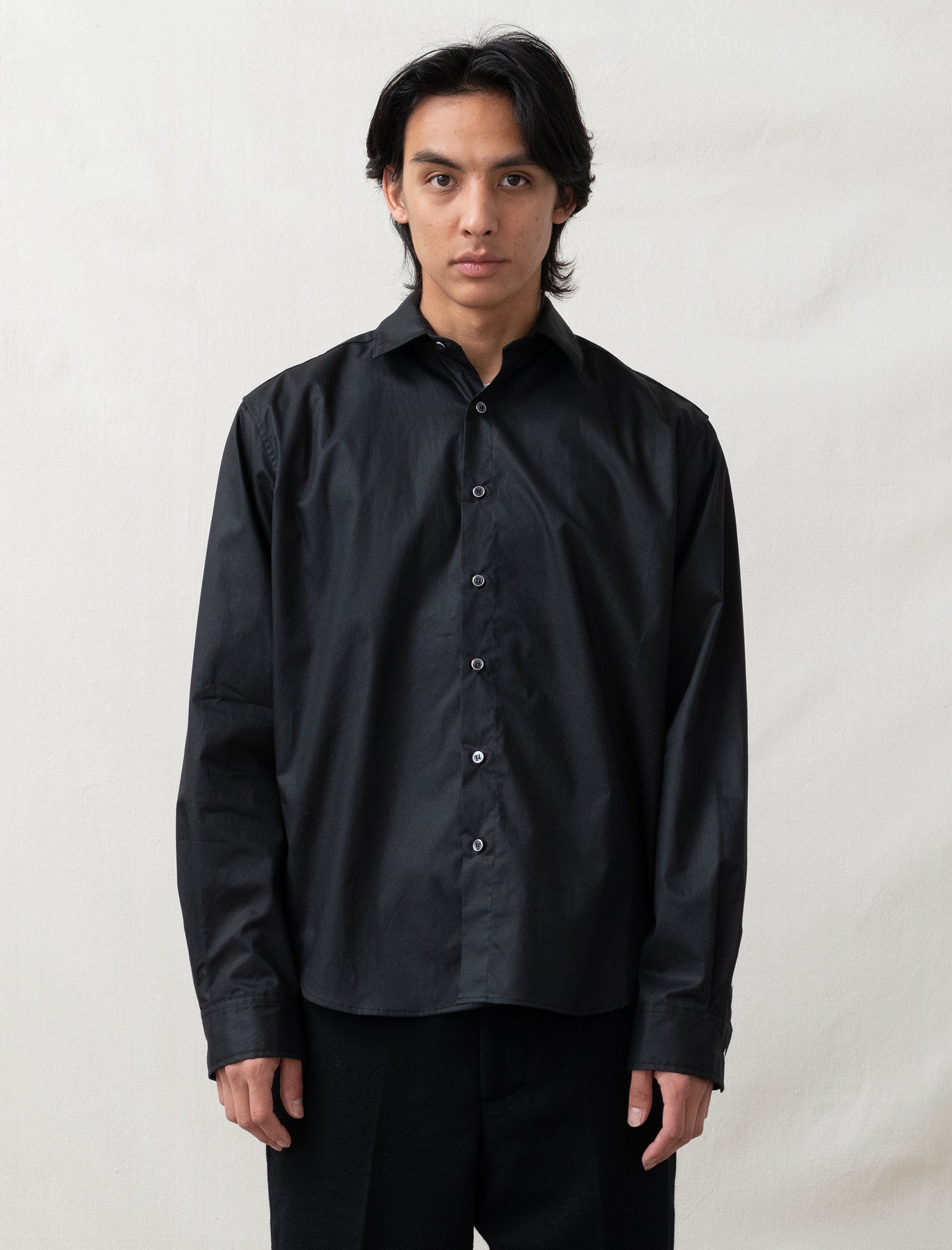 ROUGH-DRAFT Everyday Shirt (Black Twill) – Bows and Arrows