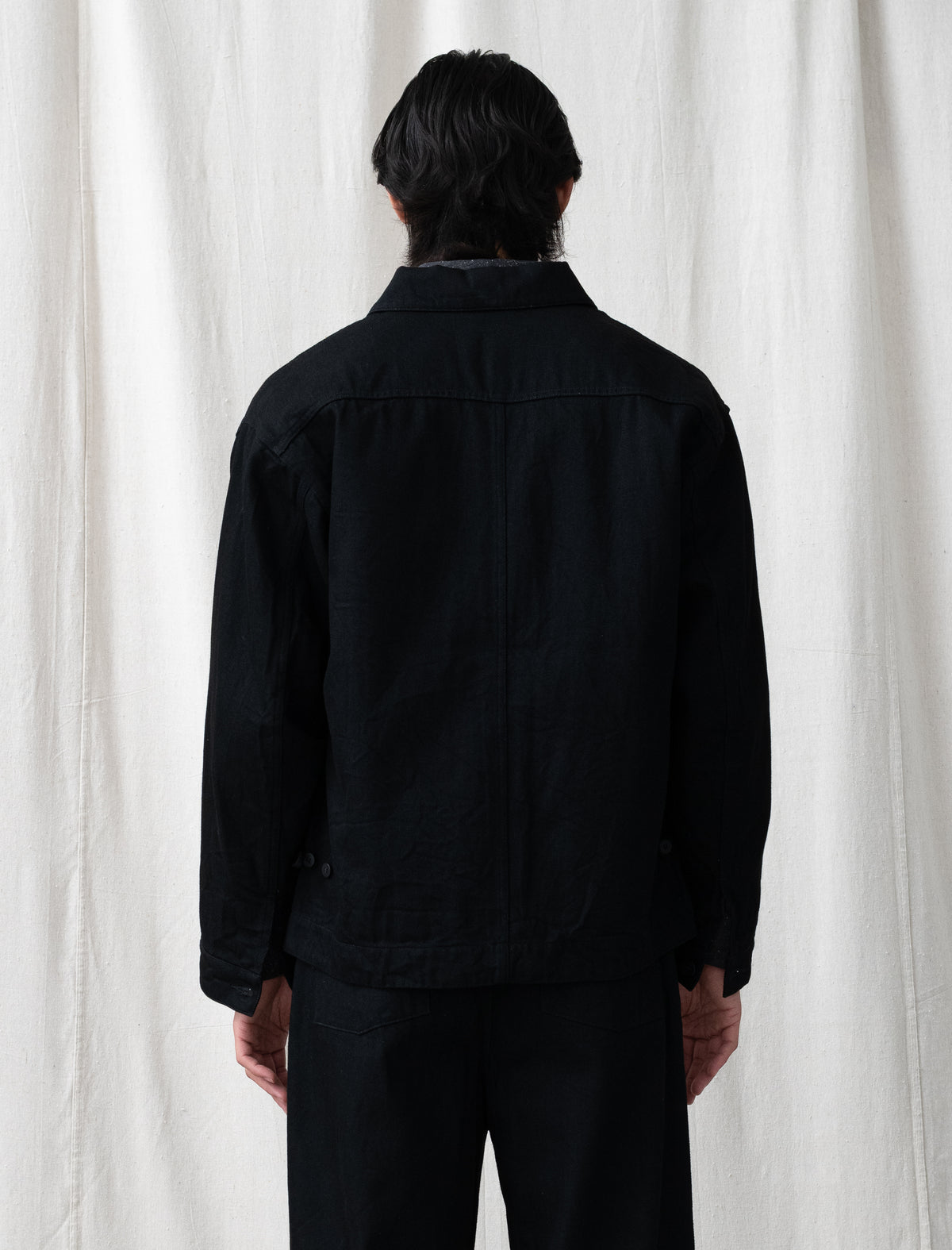 12oz Denim Jacket (Black)