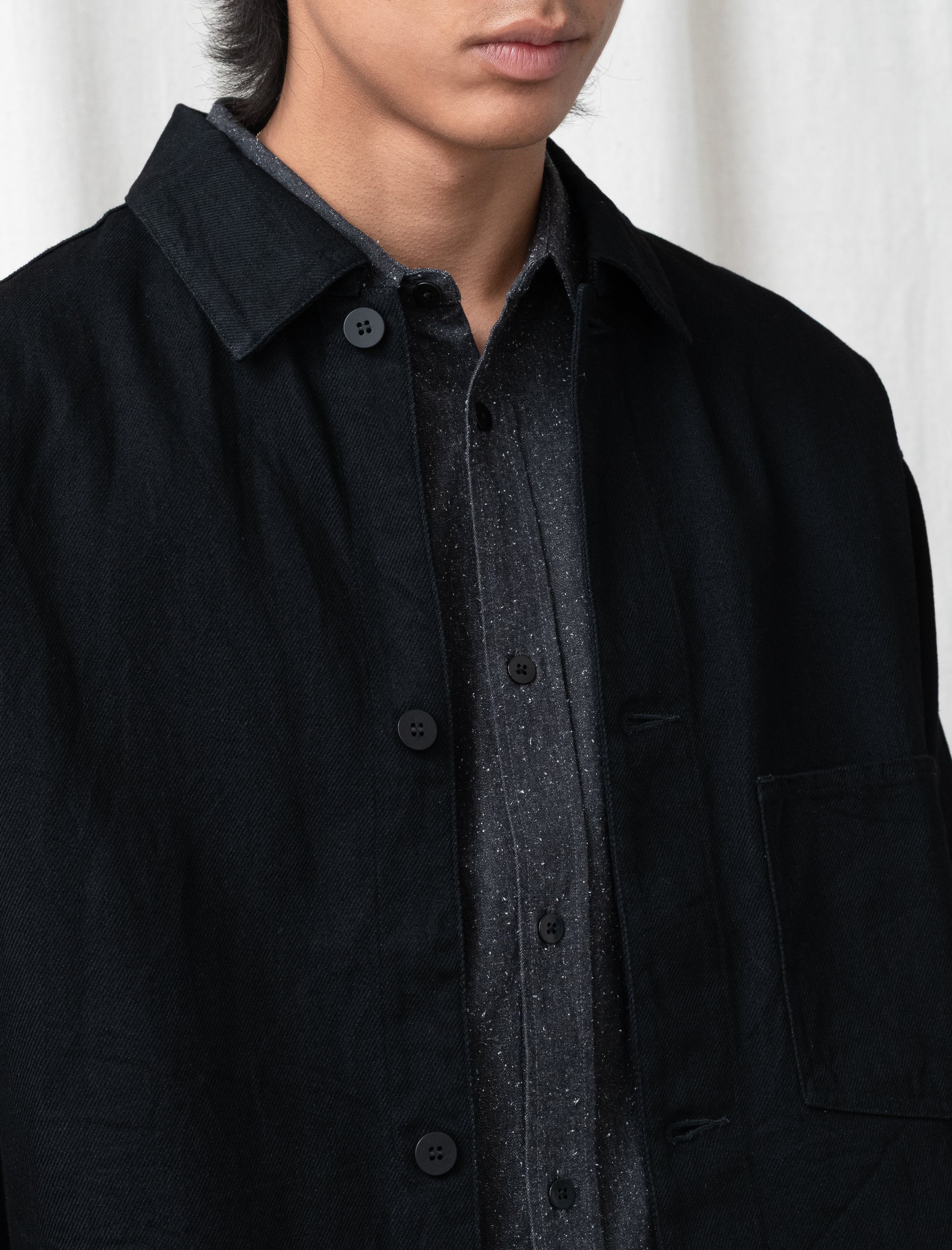 12oz Denim Jacket (Black)