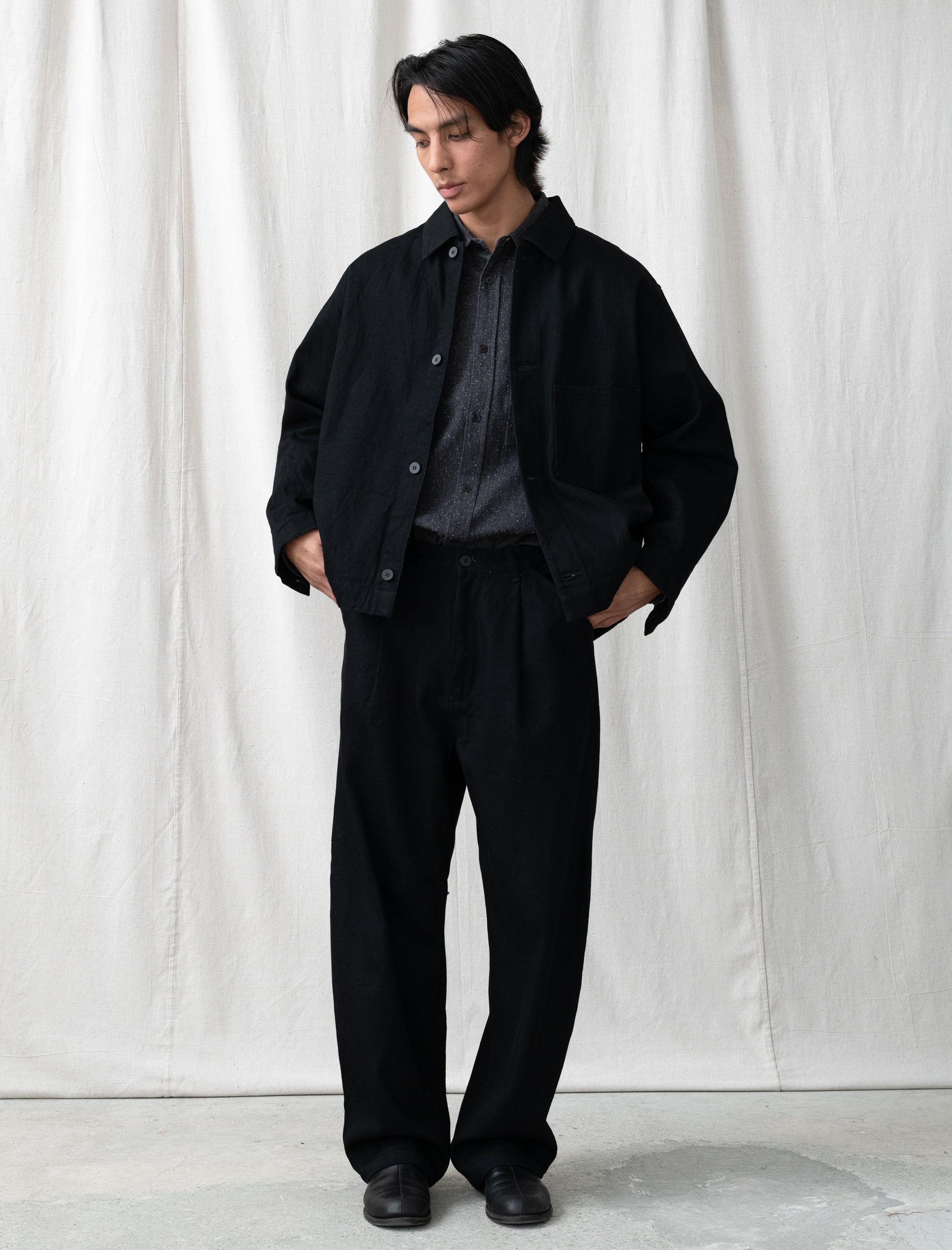 12oz Denim Jacket (Black)