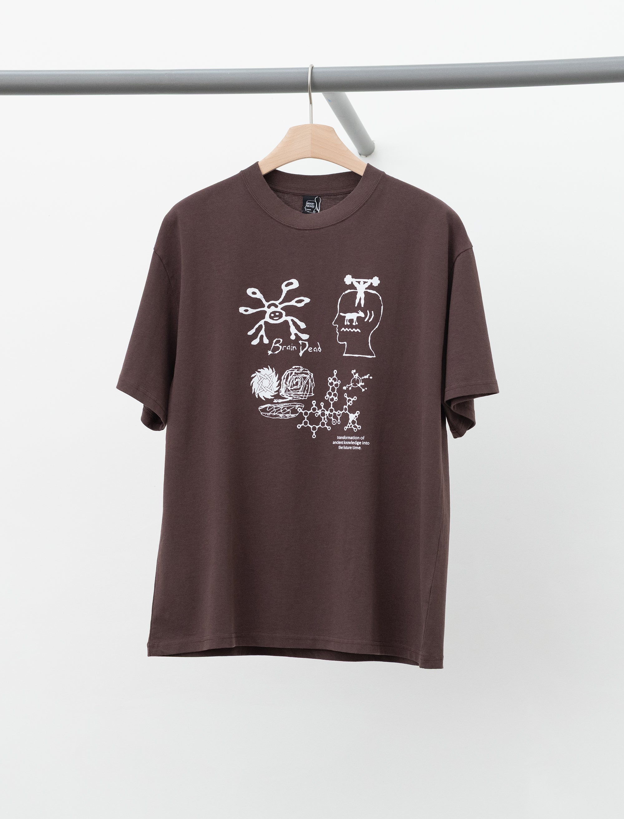 brain dead Ancient Knowledge T-Shirt (Berry)
