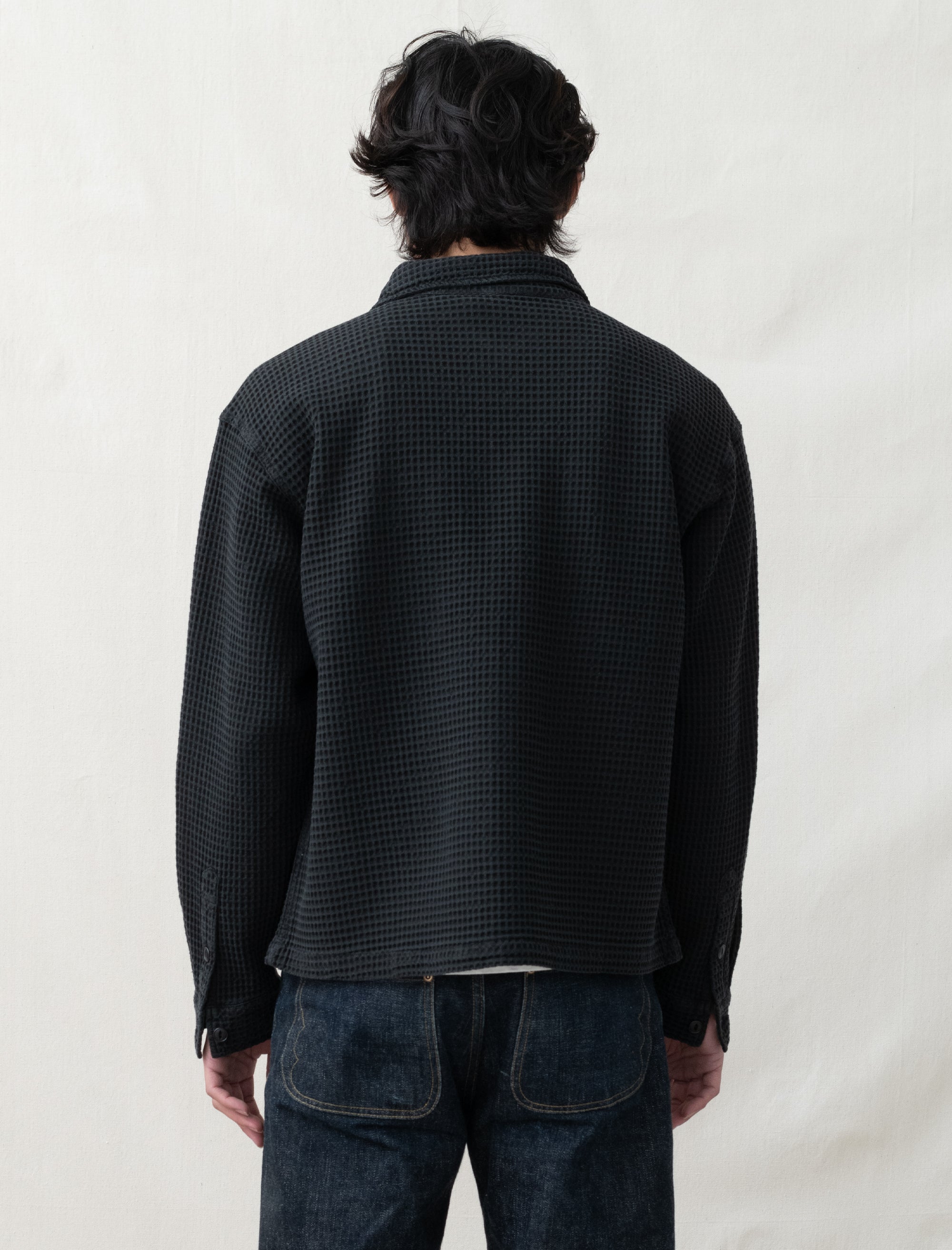 Brain Dead Waffle Button Front Shirt (Washed Black) – Bows and Arrows