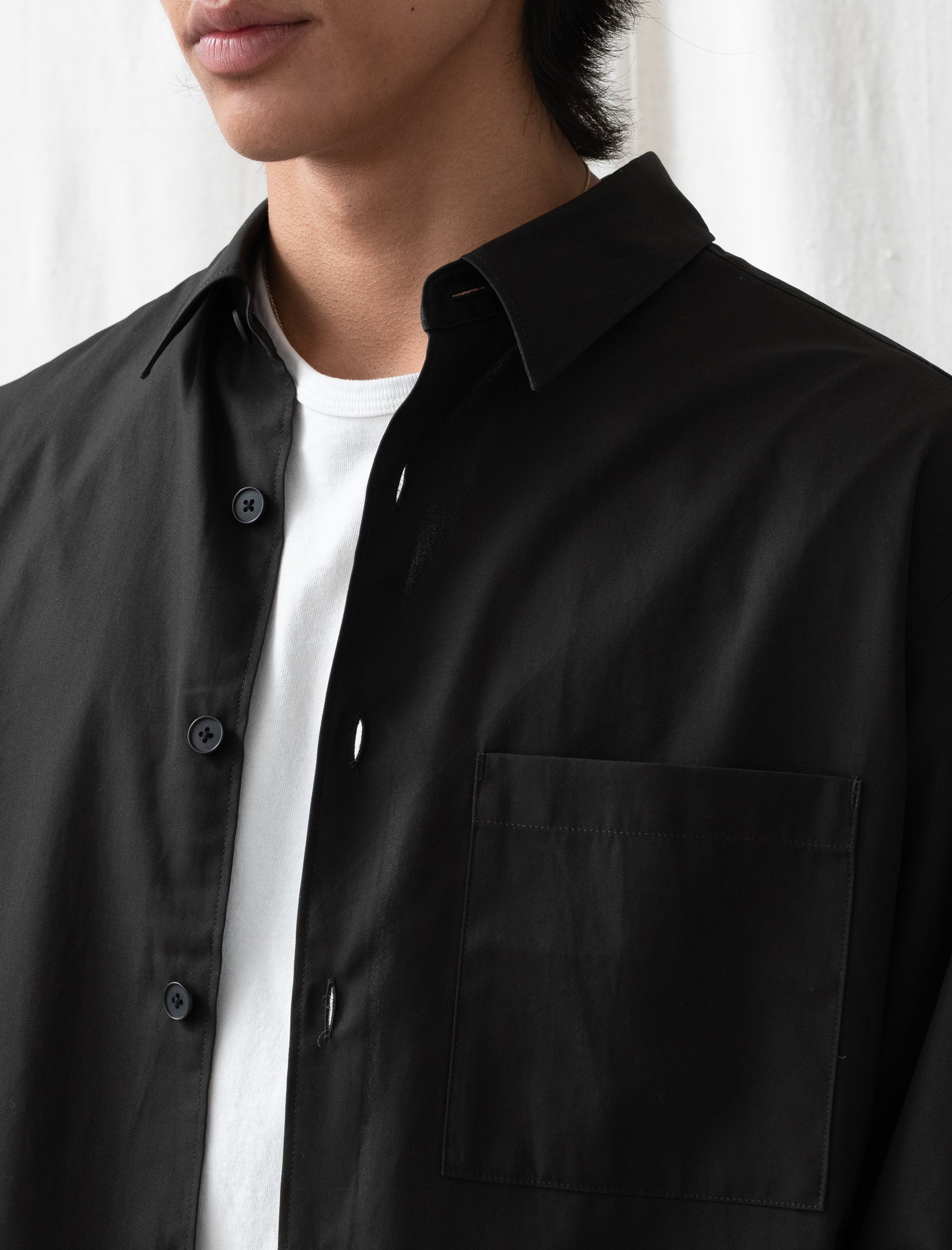 Cotton Twill Shirt (Khaki Brown)