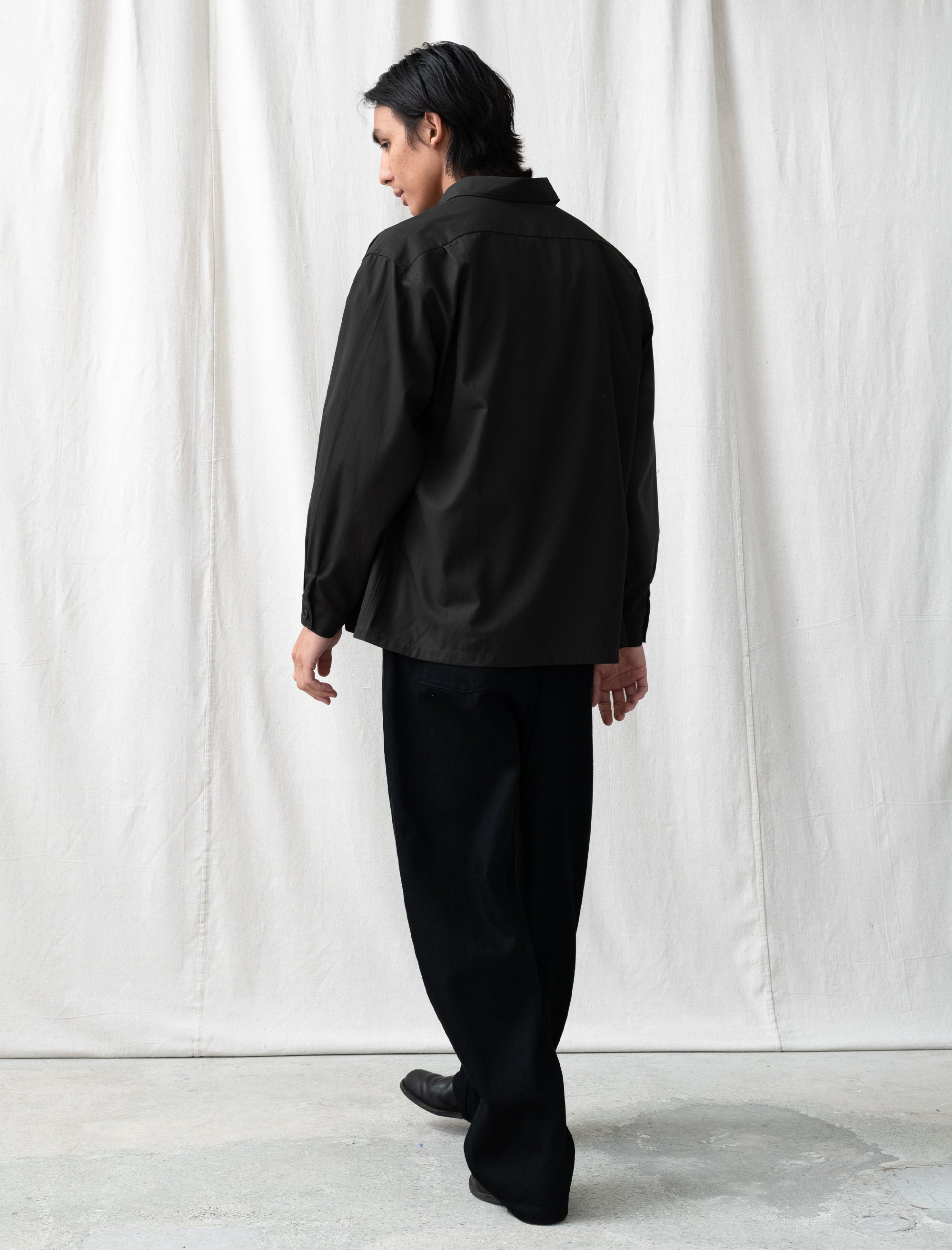Cotton Twill Shirt (Khaki Brown)
