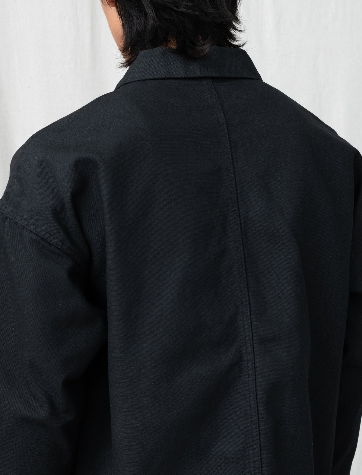 Canvas Work Overshirt (Black)
