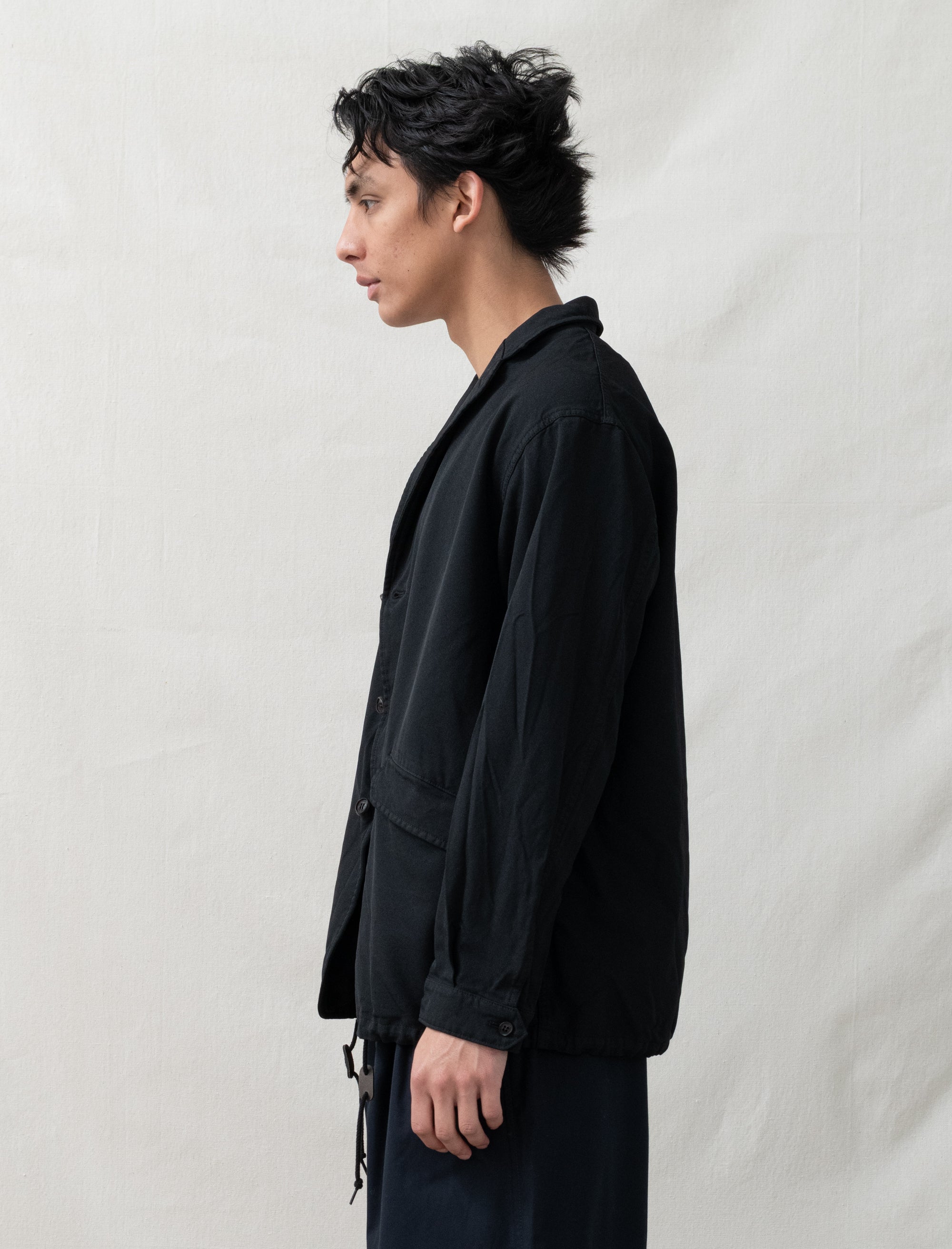 Men's Garment Dyed Blazer (Black)