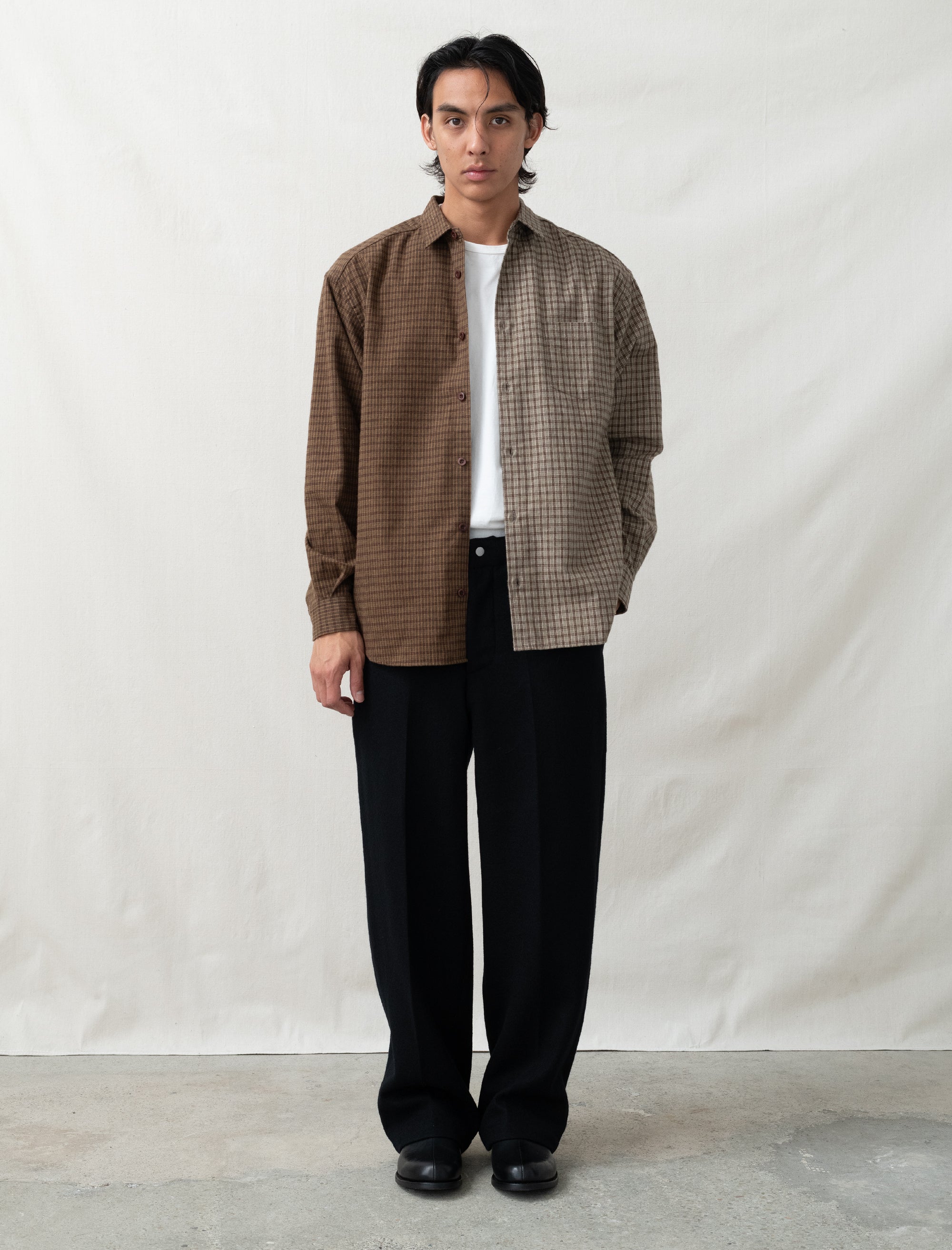  - Mixed Flannel (Brown)