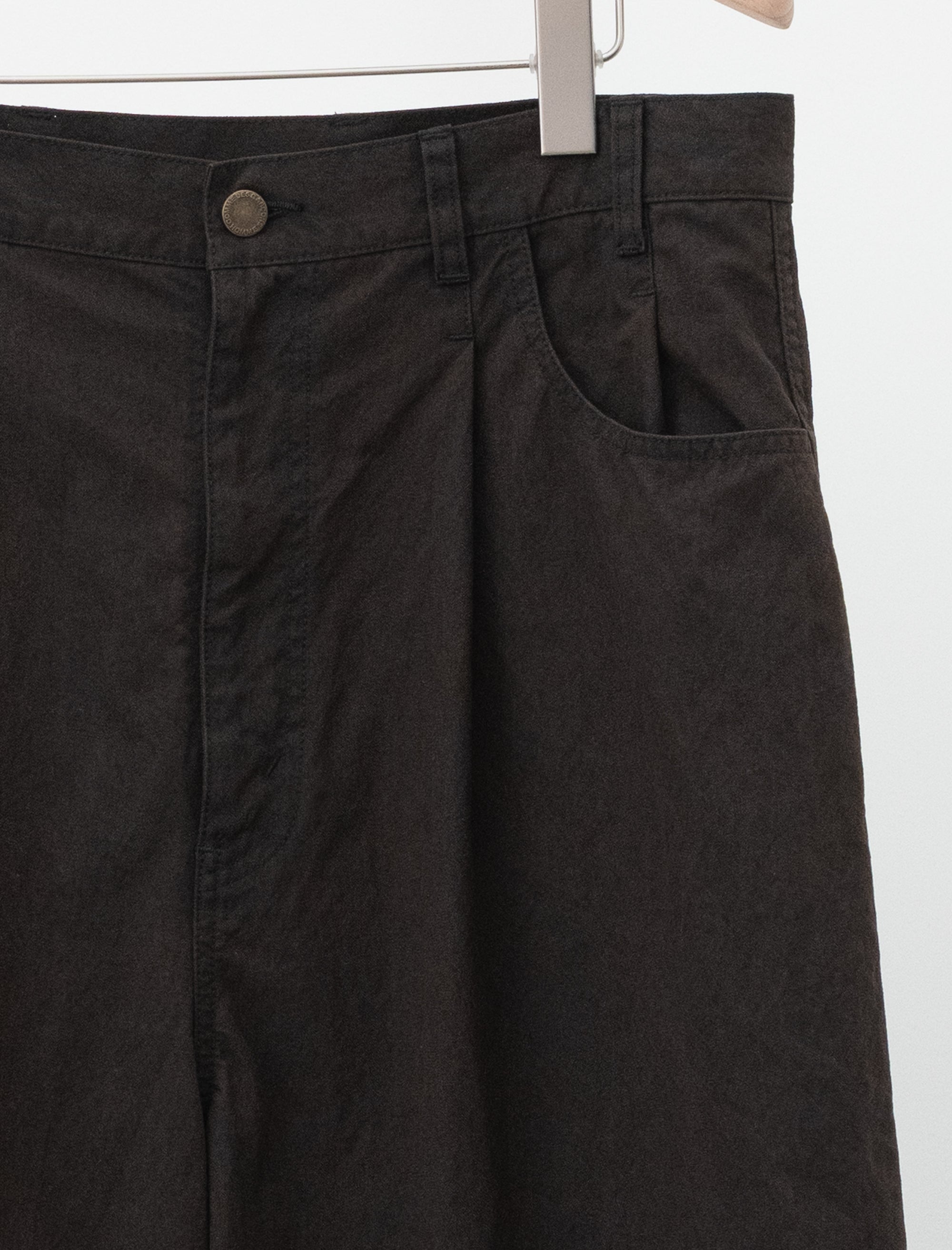 Men's Pleated Pants (Brown)