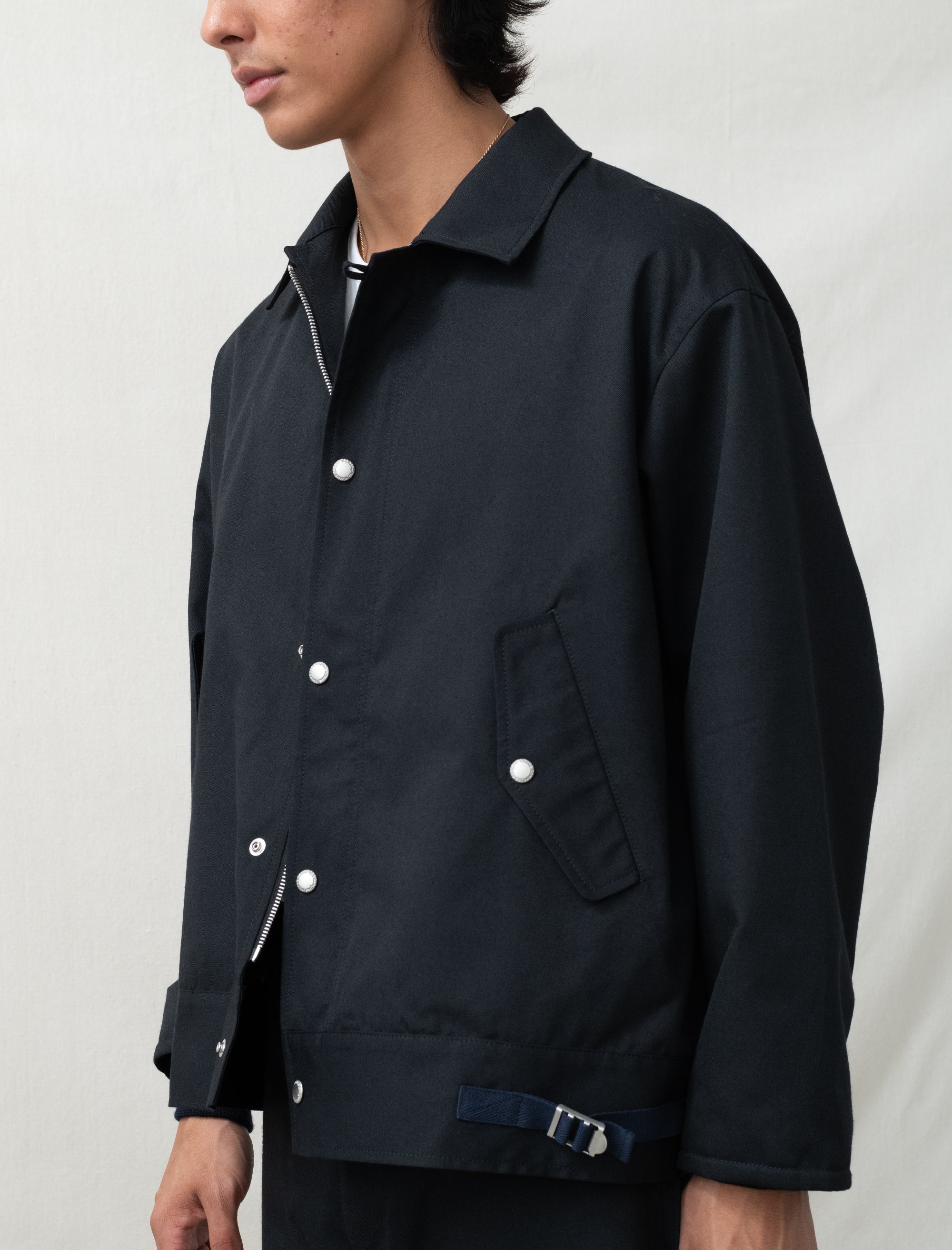  - Wool Jacket (Navy) - Bows and Arrows