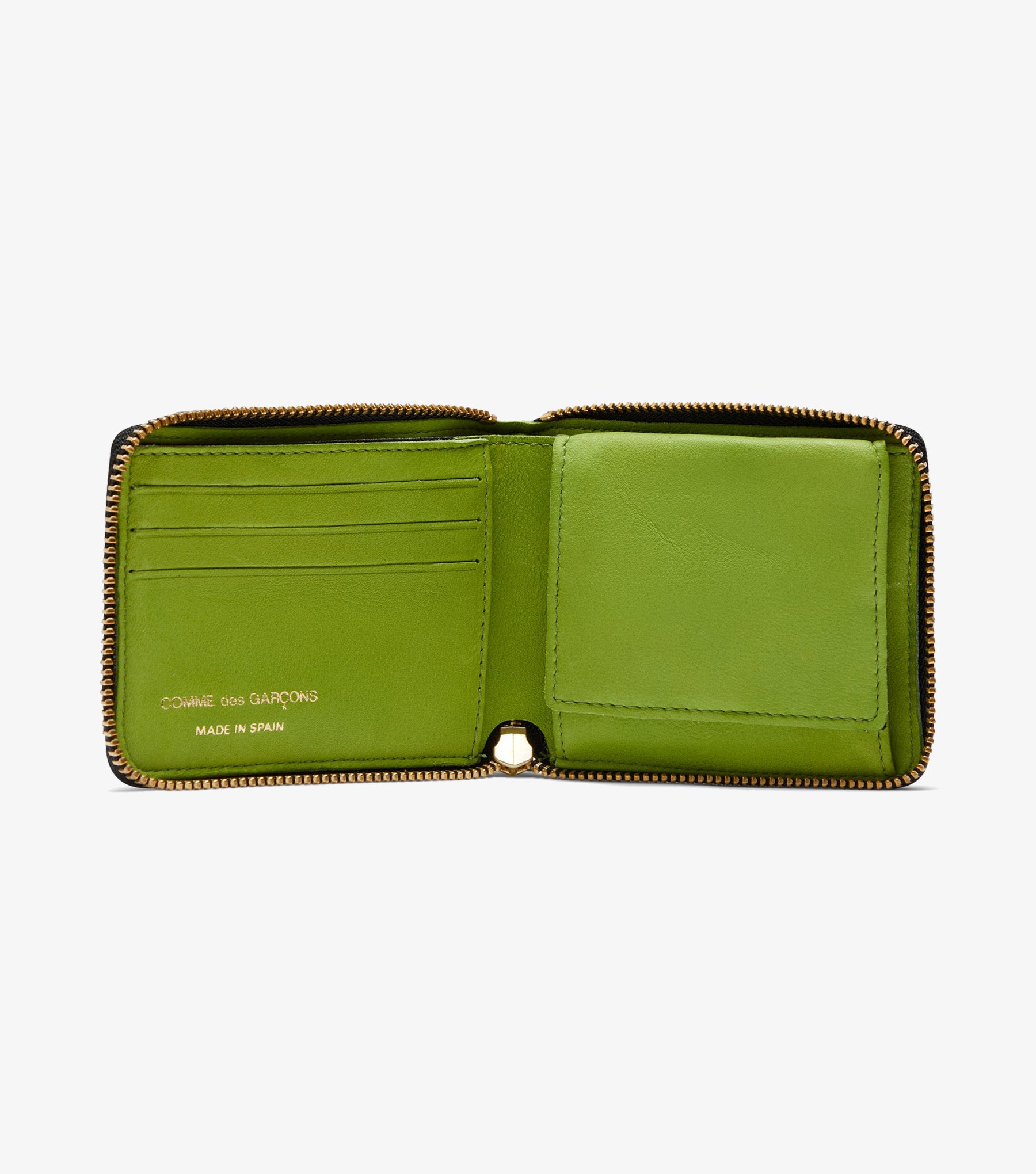 Full Zip Around Wallet Washed (Green)